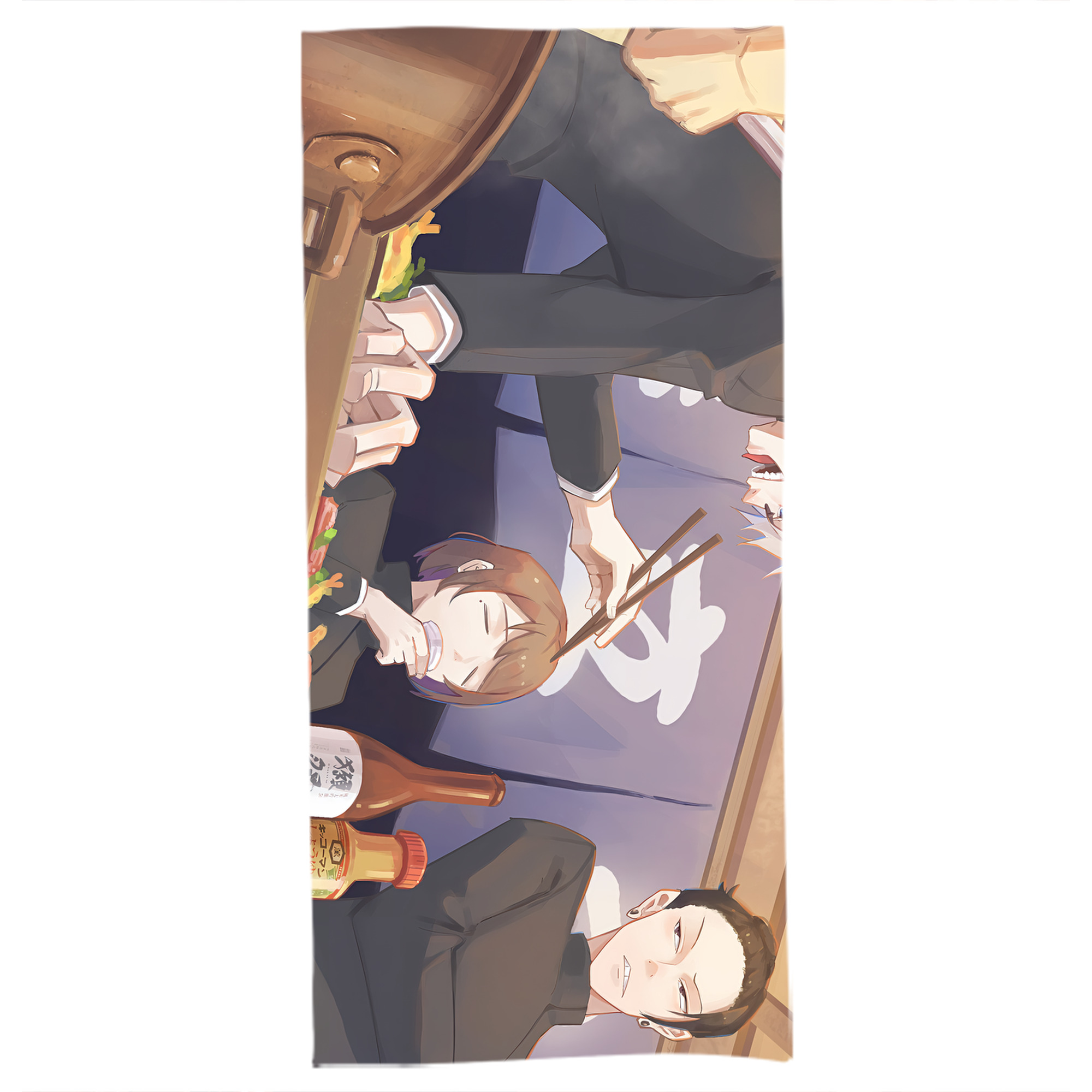（画像用） 呪術廻戦 Jujutsu Kaisen 大判バスタオル 70×140cm 吸水速乾 柔らかい肌触り