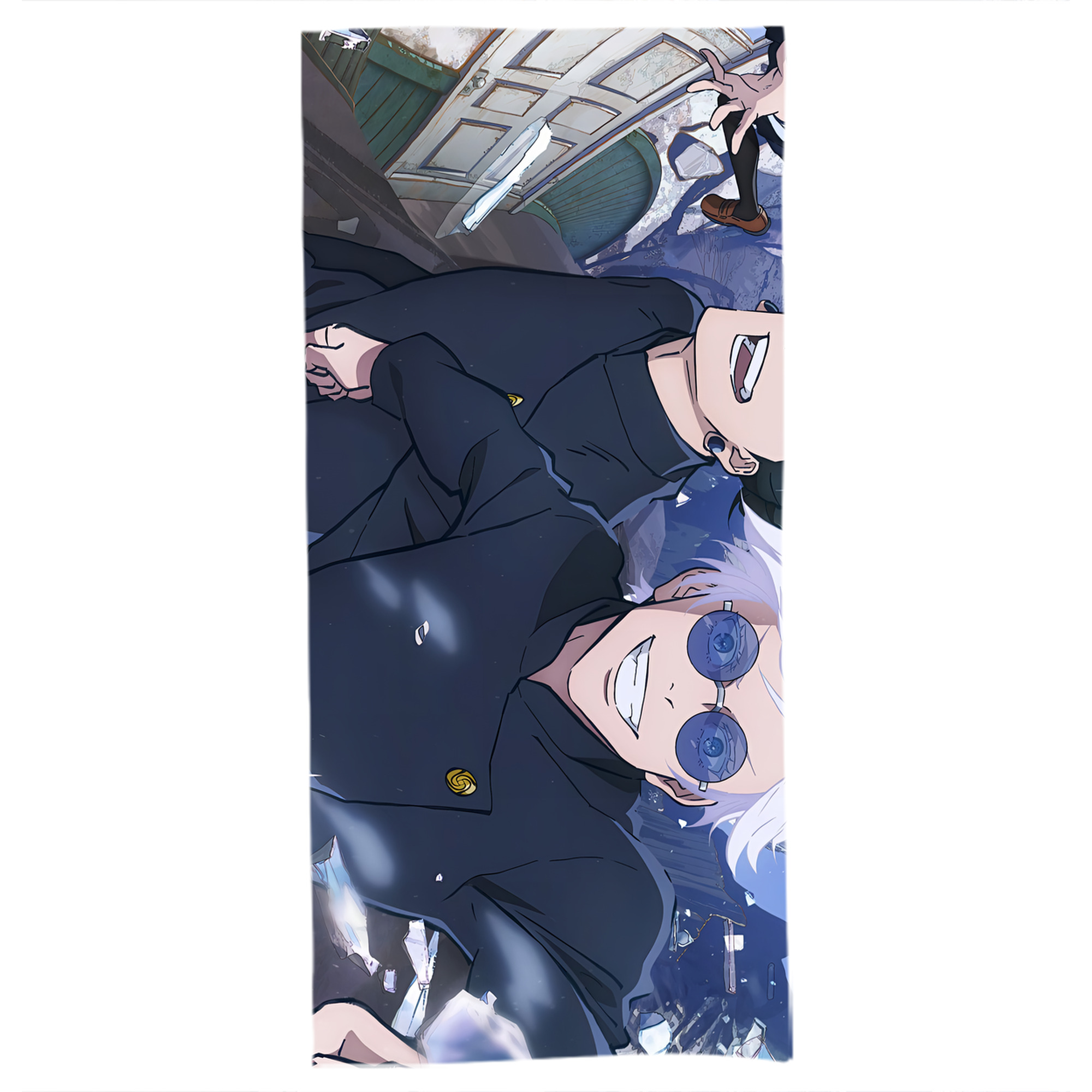（画像用） 呪術廻戦 Jujutsu Kaisen 大判バスタオル 70×140cm 吸水速乾 柔らかい肌触り