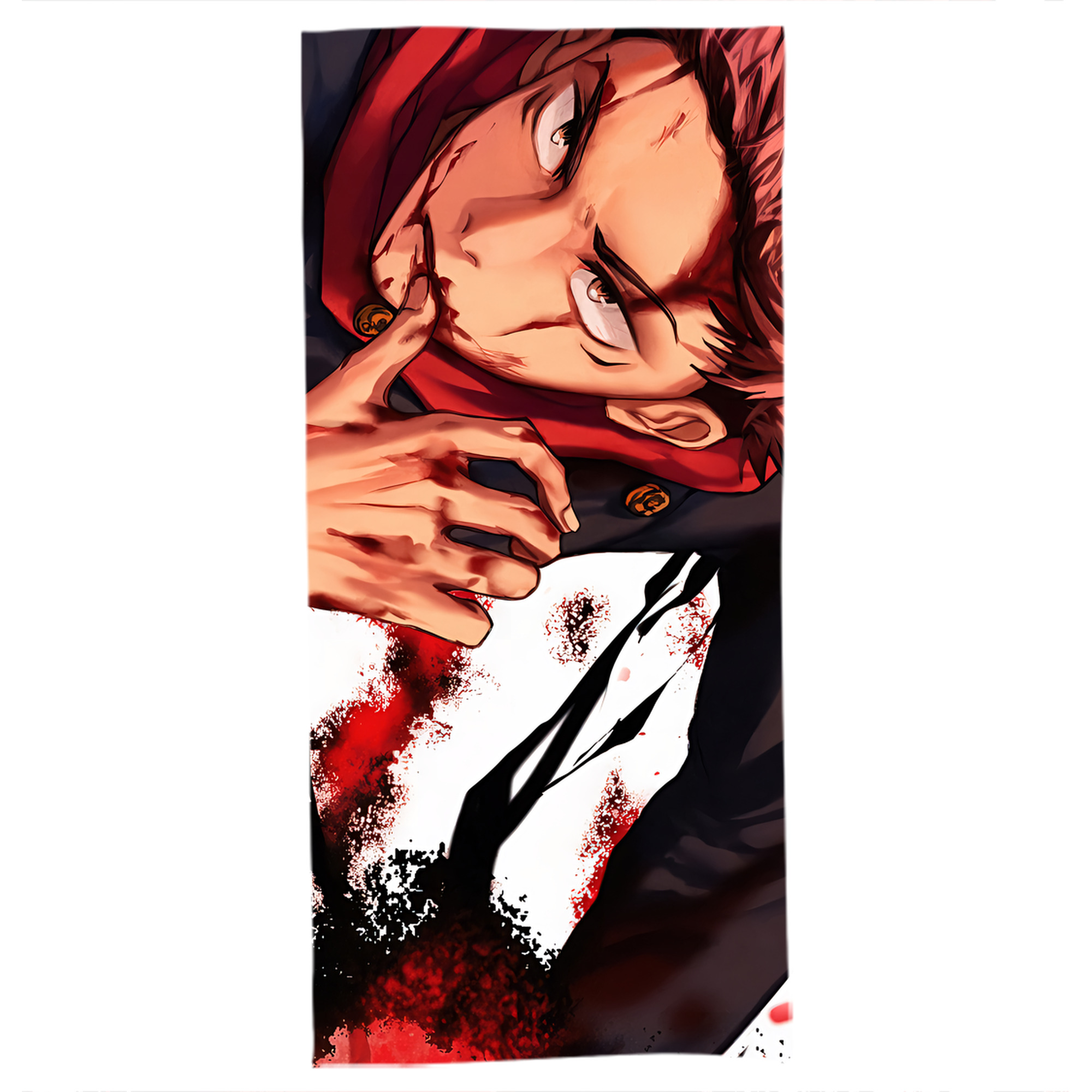 （画像用） 呪術廻戦 Jujutsu Kaisen 大判バスタオル 70×140cm 吸水速乾 柔らかい肌触り