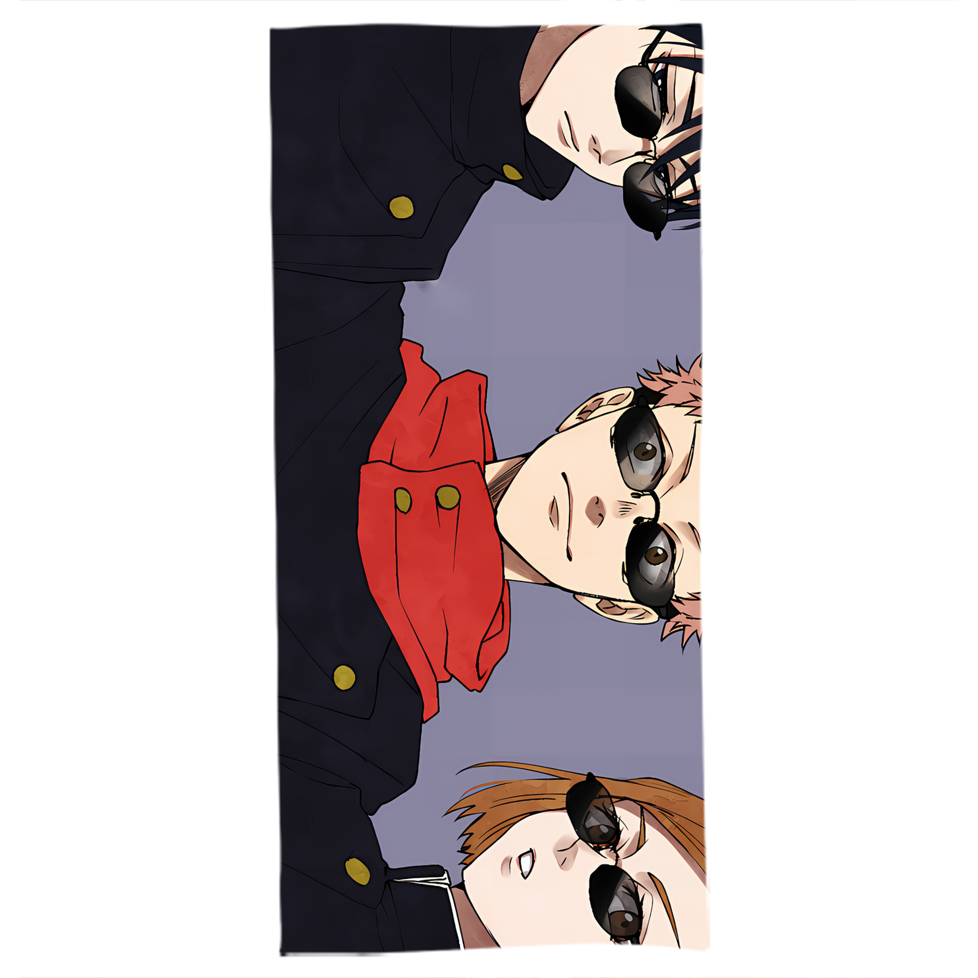 （画像用） 呪術廻戦 Jujutsu Kaisen 大判バスタオル 70×140cm 吸水速乾 柔らかい肌触り