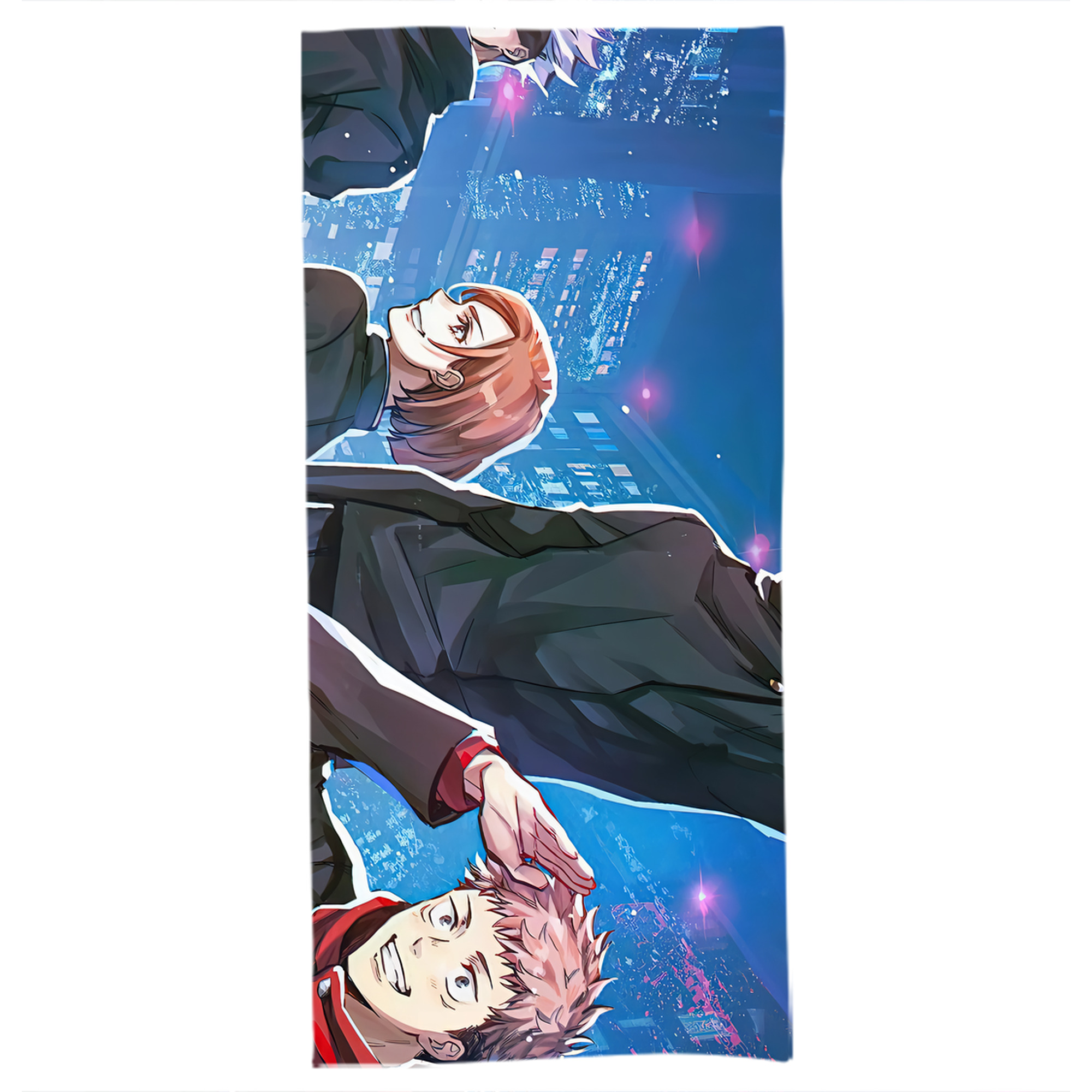 （画像用） 呪術廻戦 Jujutsu Kaisen 大判バスタオル 70×140cm 吸水速乾 柔らかい肌触り