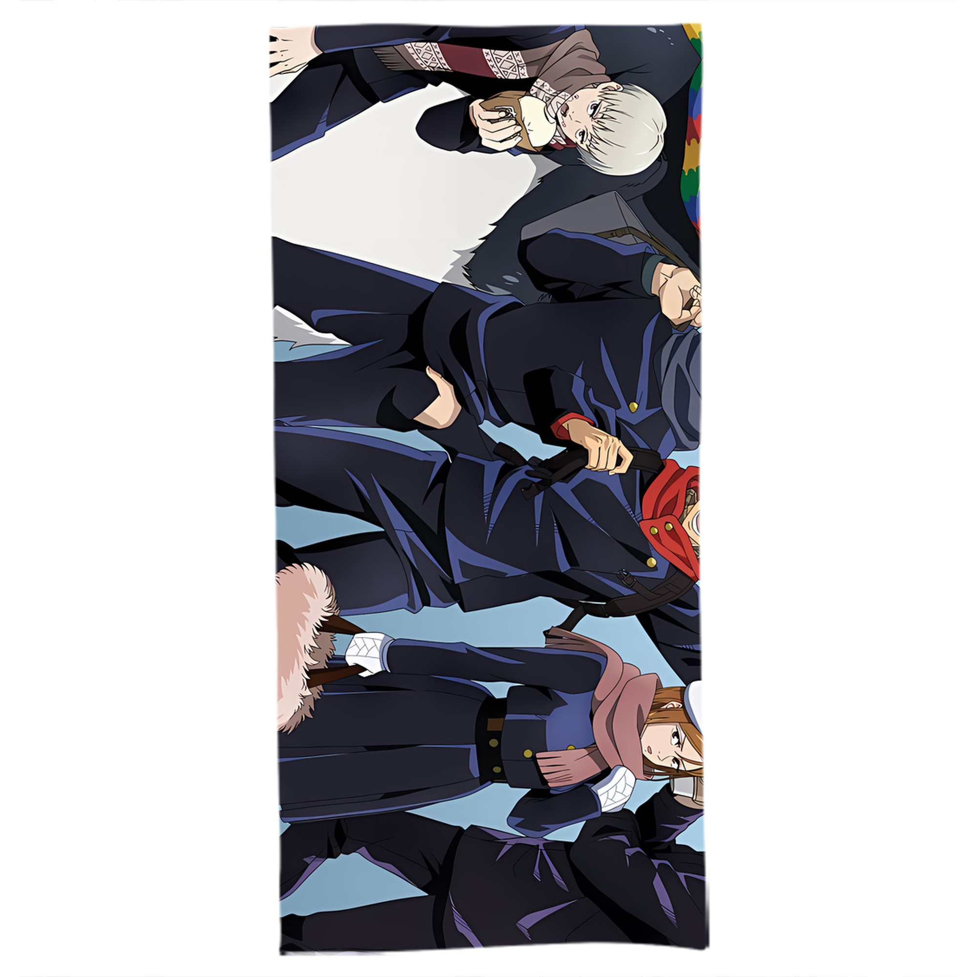 （画像用） 呪術廻戦 Jujutsu Kaisen 大判バスタオル 70×140cm 吸水速乾 柔らかい肌触り