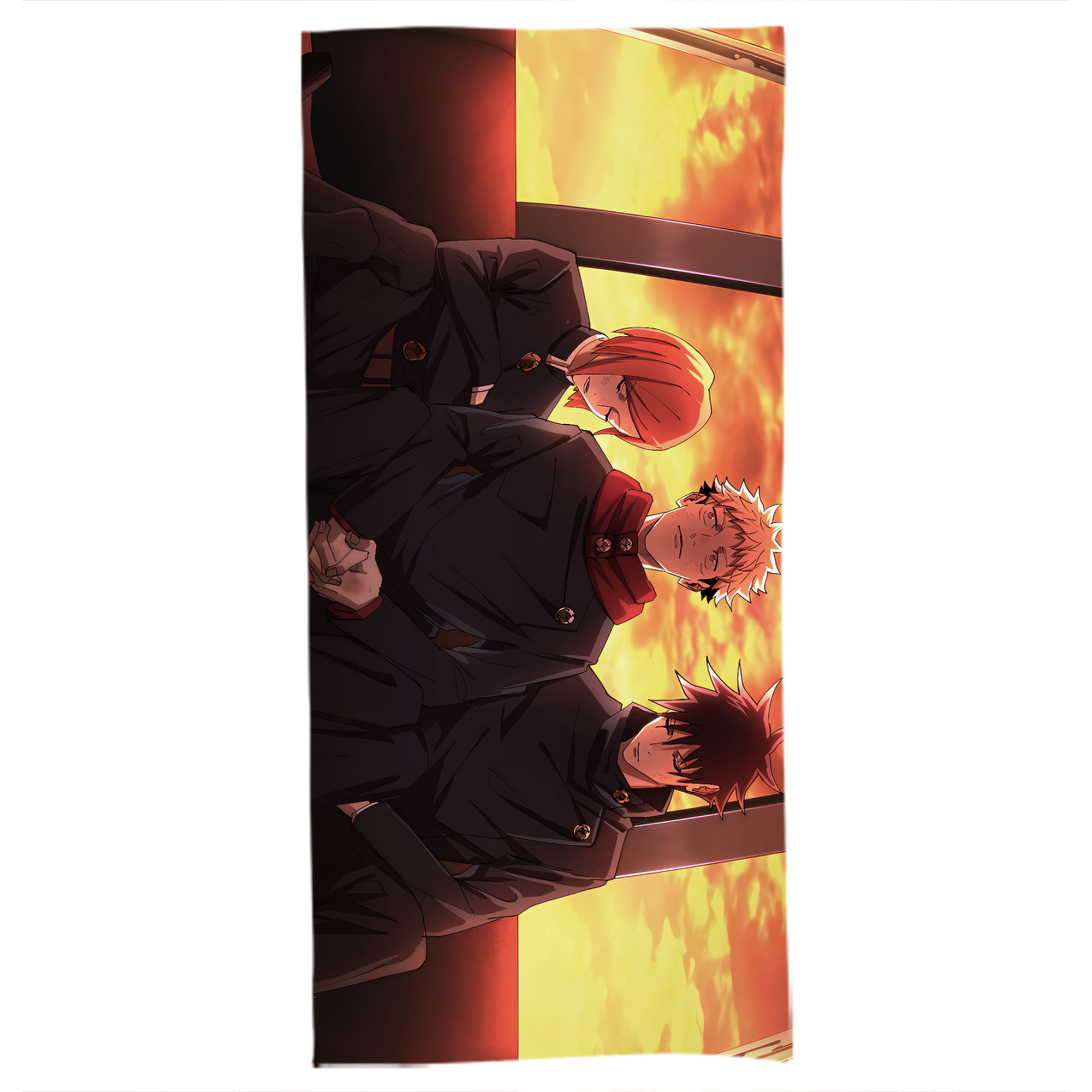 （画像用） 呪術廻戦 Jujutsu Kaisen 大判バスタオル 70×140cm 吸水速乾 柔らかい肌触り