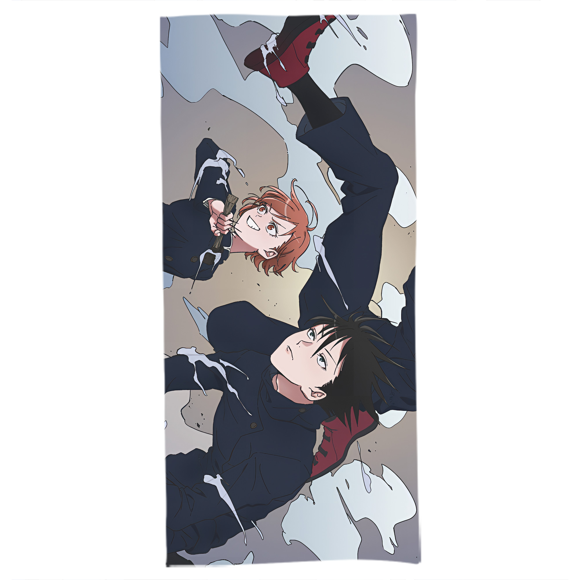 （画像用） 呪術廻戦 Jujutsu Kaisen 大判バスタオル 70×140cm 吸水速乾 柔らかい肌触り