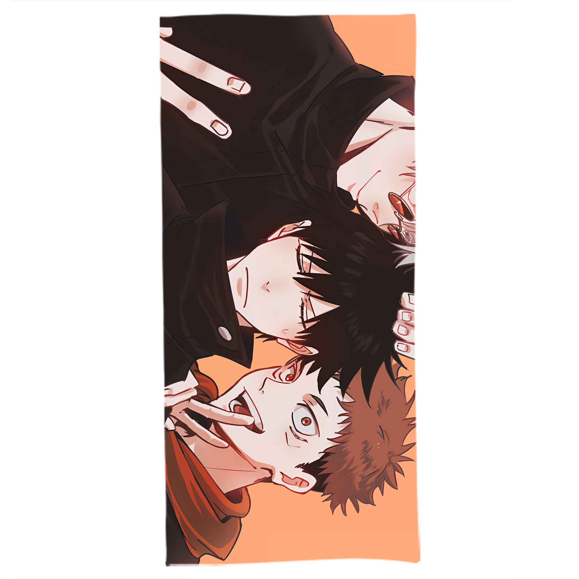 （画像用） 呪術廻戦 Jujutsu Kaisen 大判バスタオル 70×140cm 吸水速乾 柔らかい肌触り