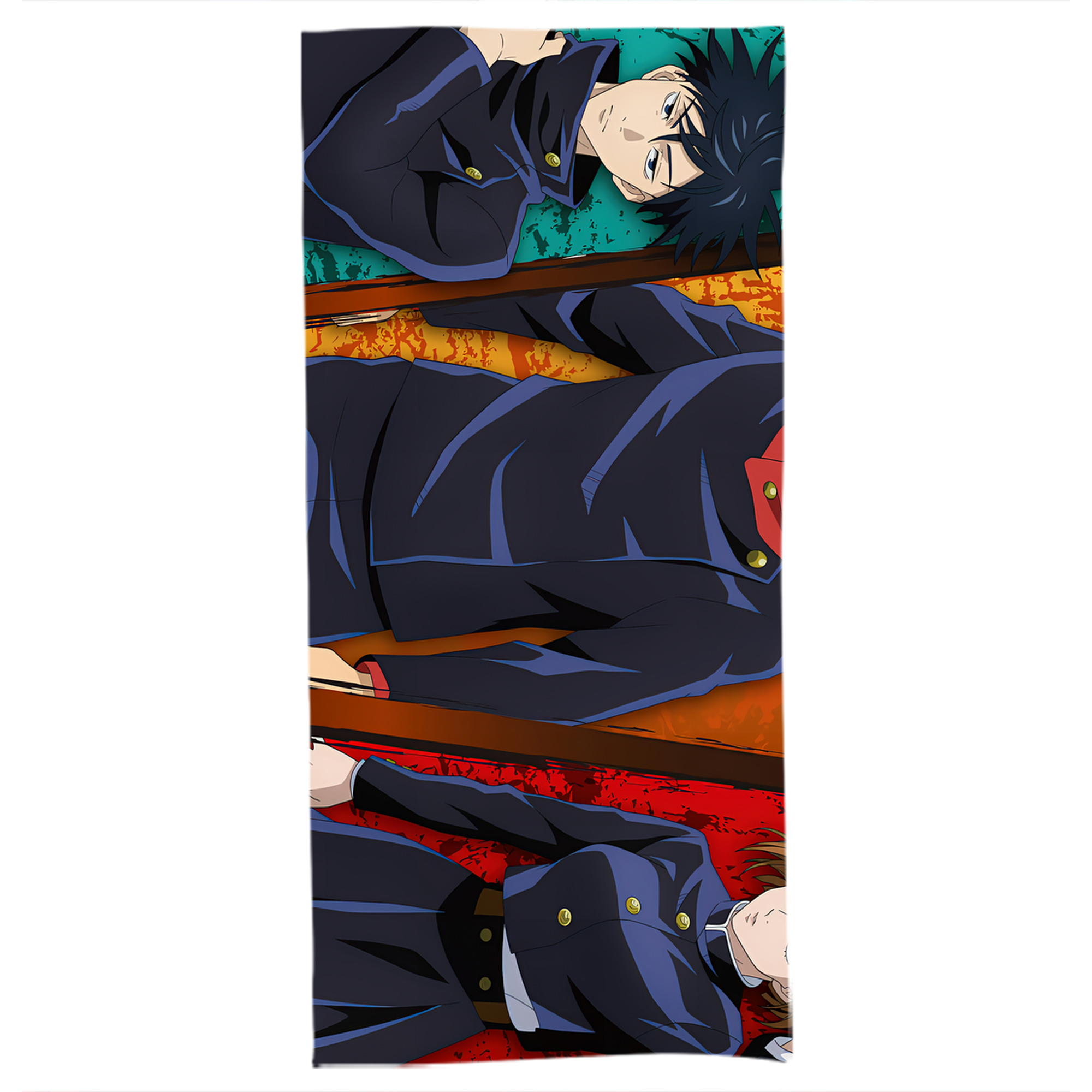 （画像用） 呪術廻戦 Jujutsu Kaisen 大判バスタオル 70×140cm 吸水速乾 柔らかい肌触り
