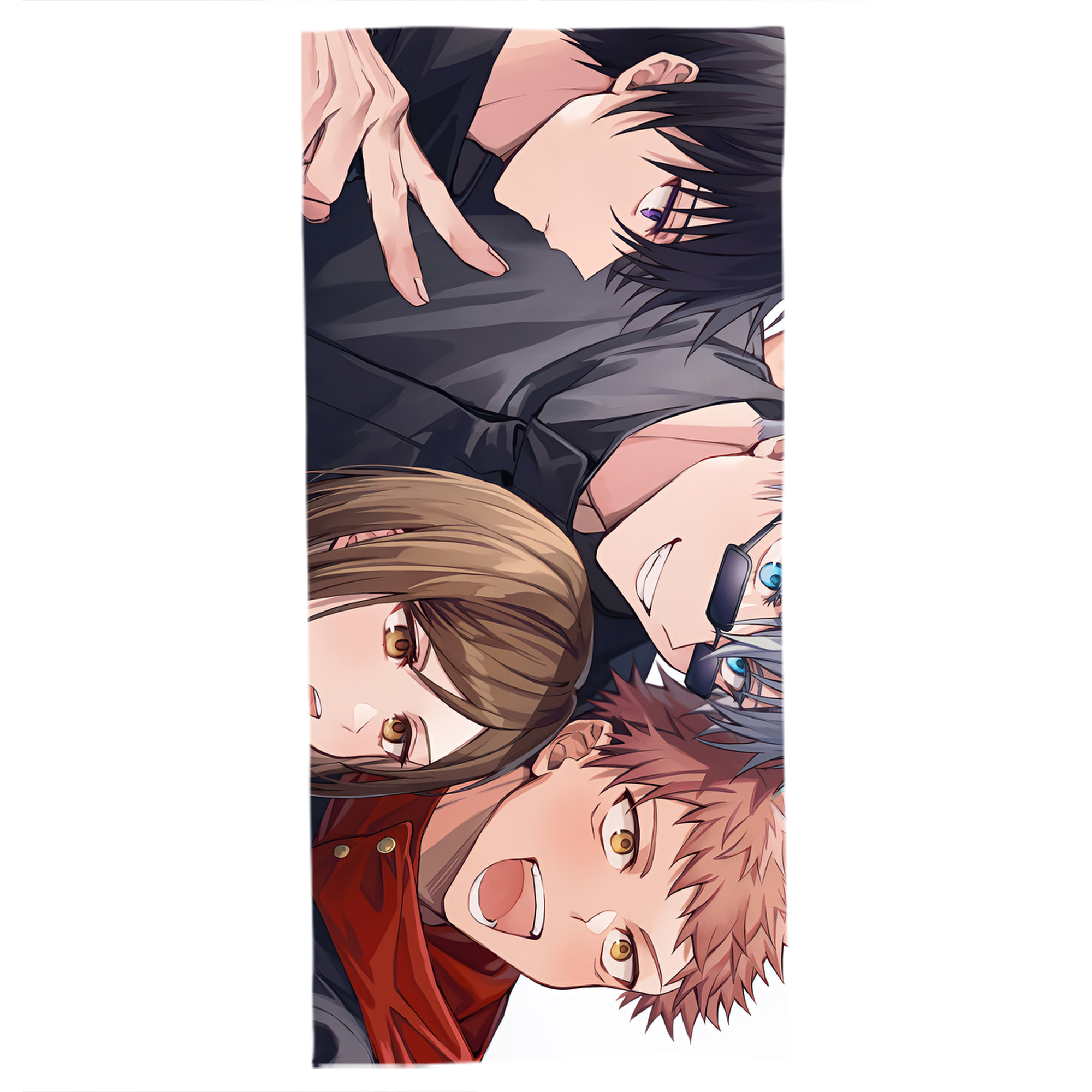 （画像用） 呪術廻戦 Jujutsu Kaisen 大判バスタオル 70×140cm 吸水速乾 柔らかい肌触り