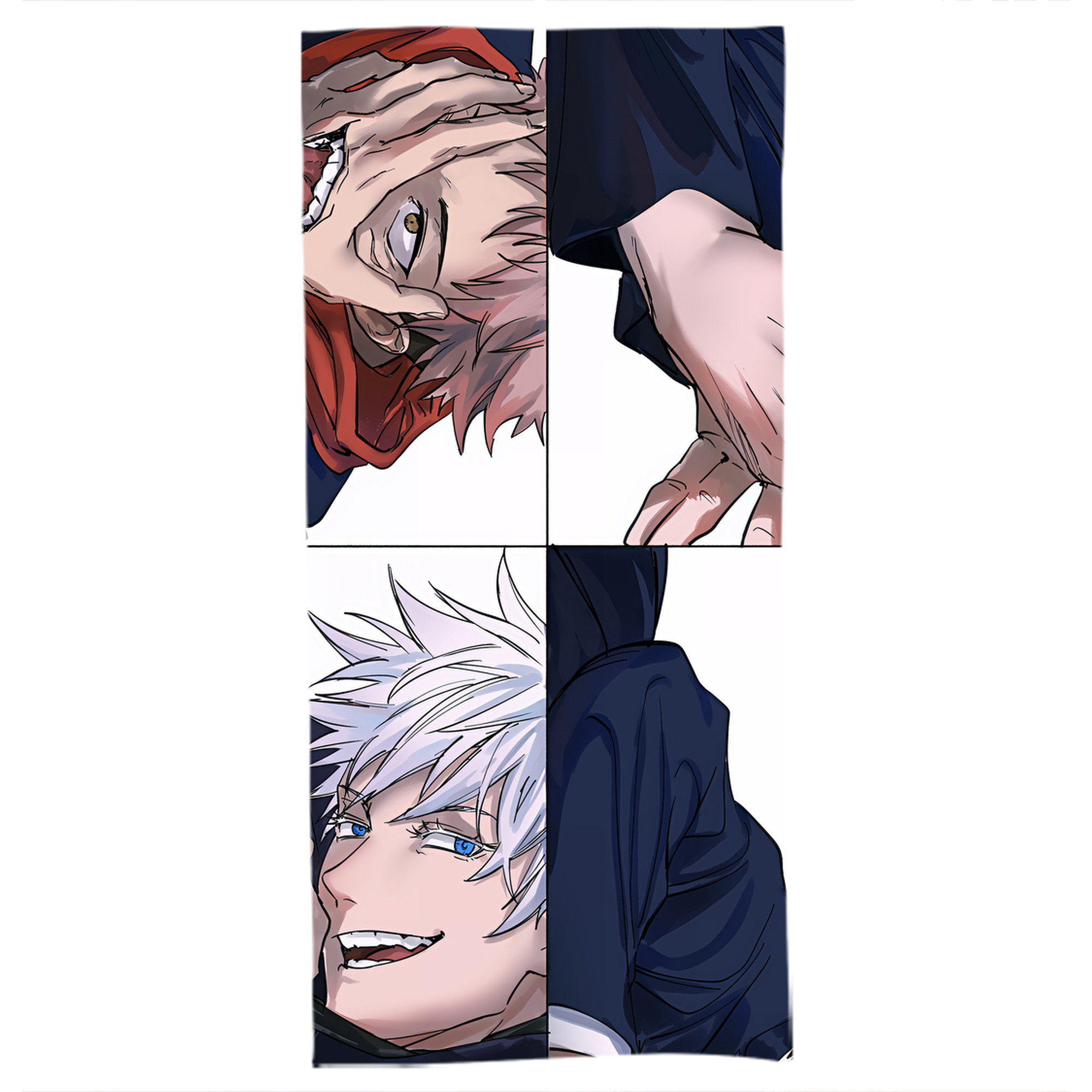 （画像用） 呪術廻戦 Jujutsu Kaisen 大判バスタオル 70×140cm 吸水速乾 柔らかい肌触り