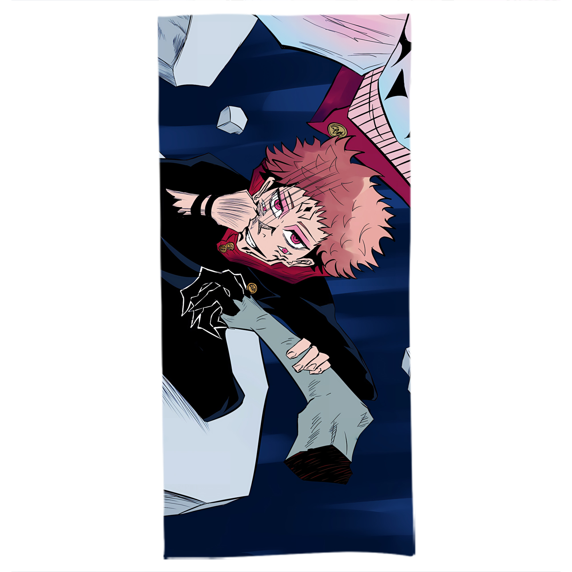 （画像用） 呪術廻戦 Jujutsu Kaisen 大判バスタオル 70×140cm 吸水速乾 柔らかい肌触り