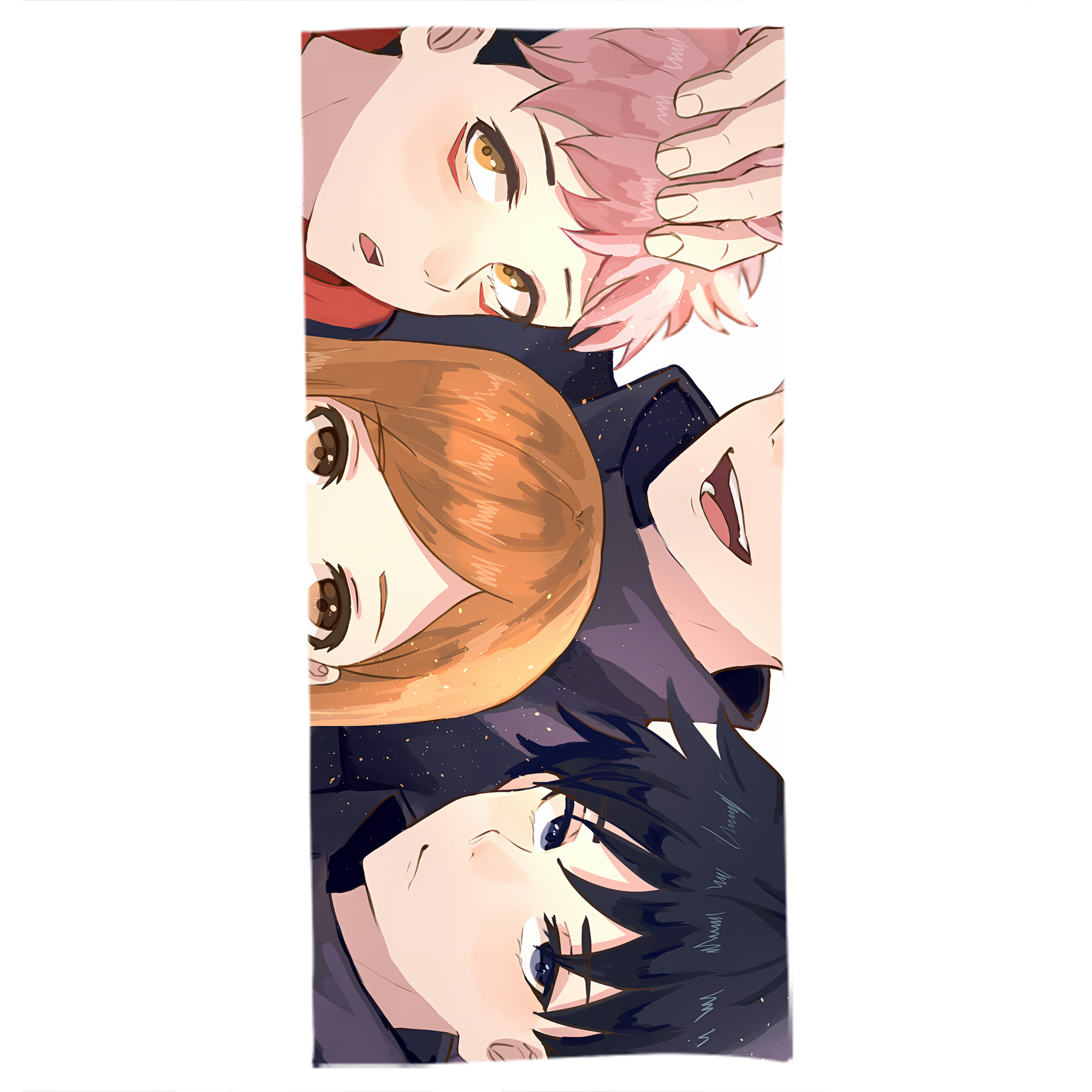 （画像用） 呪術廻戦 Jujutsu Kaisen 大判バスタオル 70×140cm 吸水速乾 柔らかい肌触り