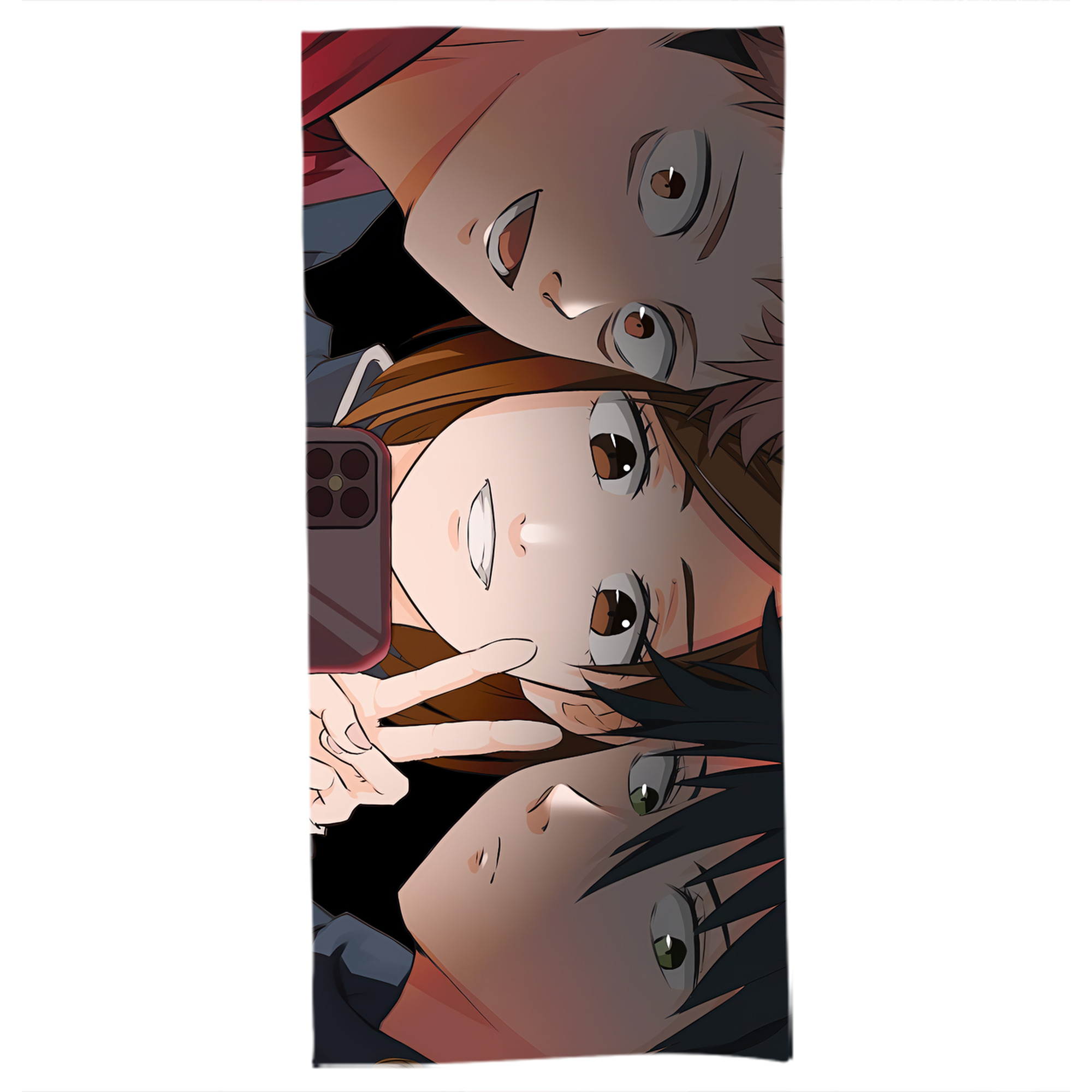 （画像用） 呪術廻戦 Jujutsu Kaisen 大判バスタオル 70×140cm 吸水速乾 柔らかい肌触り