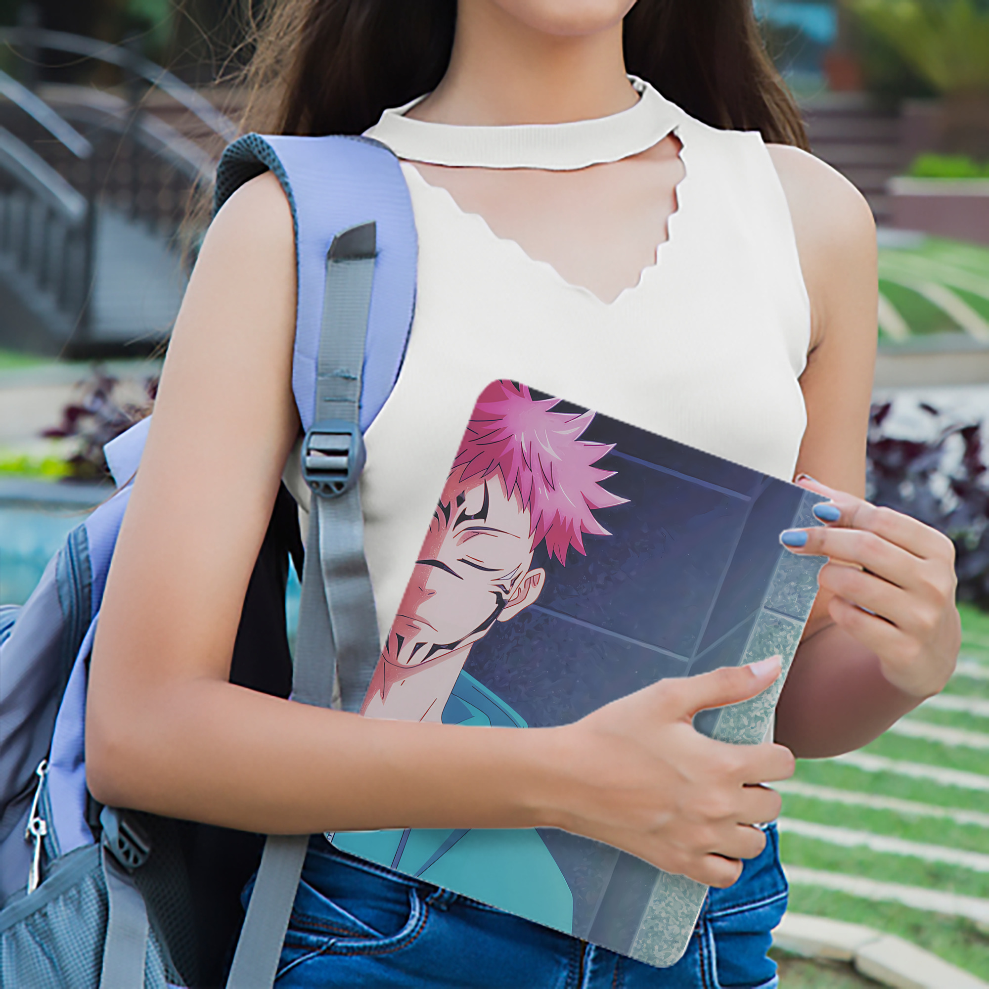 呪術廻戦 Jujutsu Kaisen IPad ケース ブック型 PUレザー TPU 耐衝撃 軽量 薄型 ペン収納なし 全面保護 IPad 各モデル対応