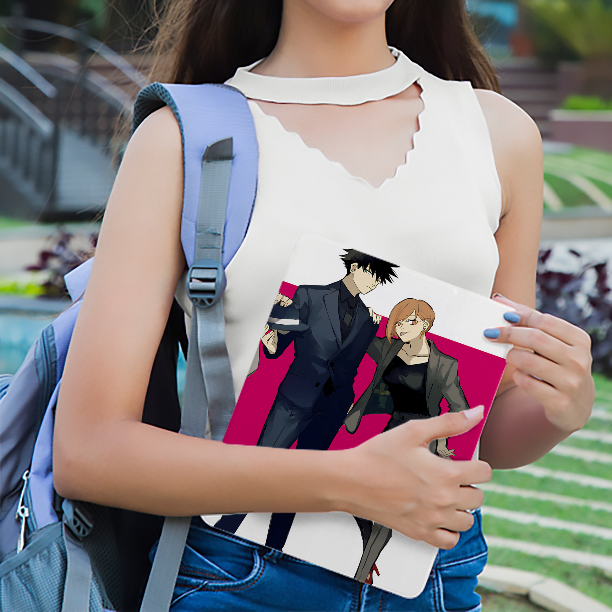 呪術廻戦 Jujutsu Kaisen IPad ケース ブック型 PUレザー TPU 耐衝撃 軽量 薄型 ペン収納なし 全面保護 IPad 各モデル対応
