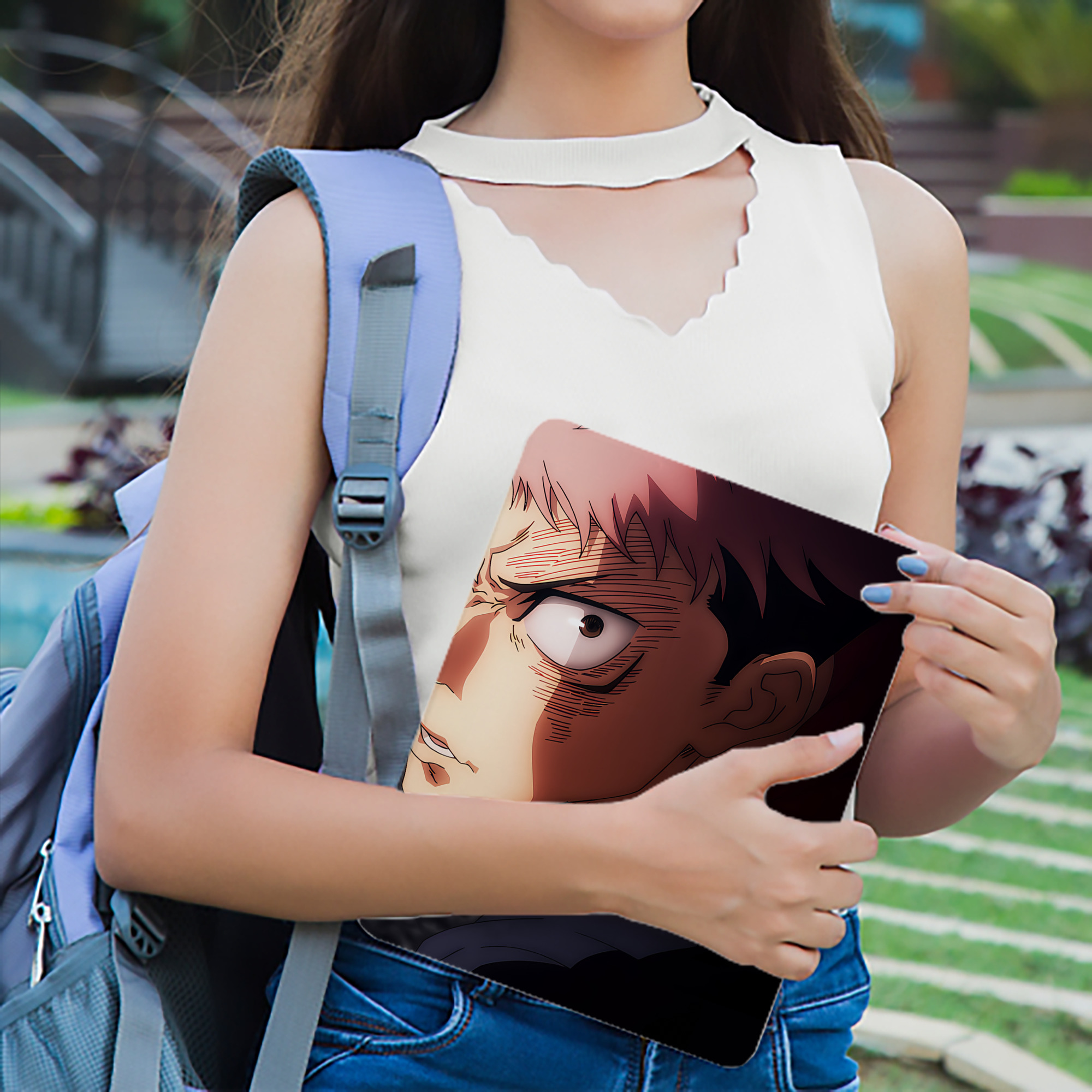 呪術廻戦 Jujutsu Kaisen IPad ケース ブック型 PUレザー TPU 耐衝撃 軽量 薄型 ペン収納なし 全面保護 IPad 各モデル対応