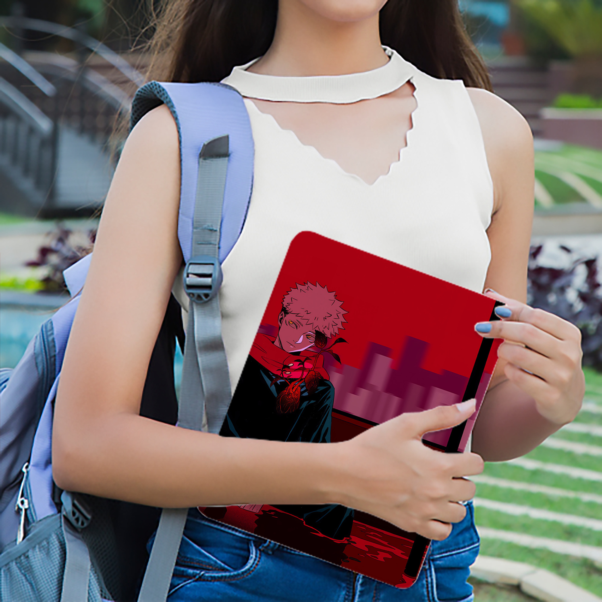 呪術廻戦 Jujutsu Kaisen IPad ケース ブック型 PUレザー TPU 耐衝撃 軽量 薄型 ペン収納なし 全面保護 IPad 各モデル対応