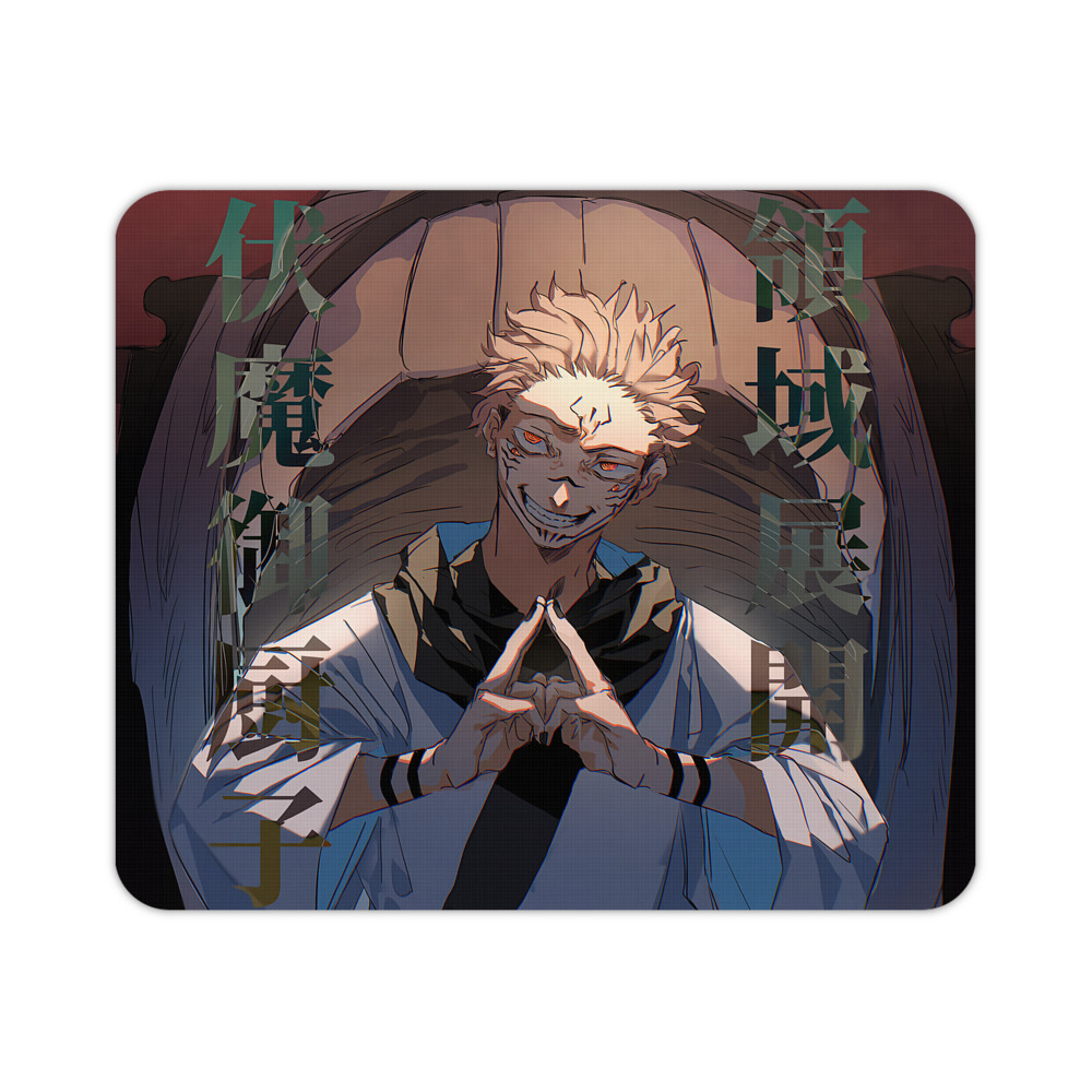 （画像用） 呪術廻戦 Jujutsu Kaisen マウスパッド ステッチ加工 ラバー素材 防水 滑り止め 超薄型 ゲーミング/オフィス対応