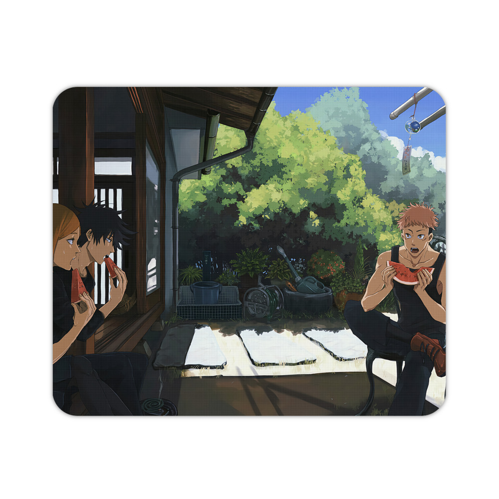 （画像用） 呪術廻戦 Jujutsu Kaisen マウスパッド ステッチ加工 ラバー素材 防水 滑り止め 超薄型 ゲーミング/オフィス対応