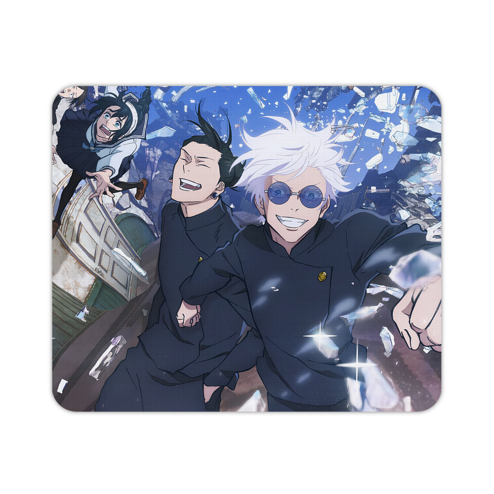 （画像用） 呪術廻戦 Jujutsu Kaisen マウスパッド ステッチ加工 ラバー素材 防水 滑り止め 超薄型 ゲーミング/オフィス対応