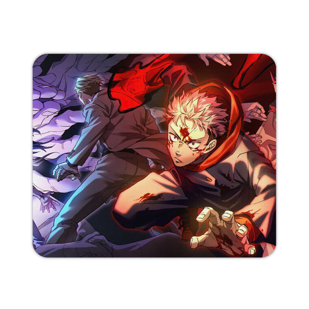 （画像用） 呪術廻戦 Jujutsu Kaisen マウスパッド ステッチ加工 ラバー素材 防水 滑り止め 超薄型 ゲーミング/オフィス対応