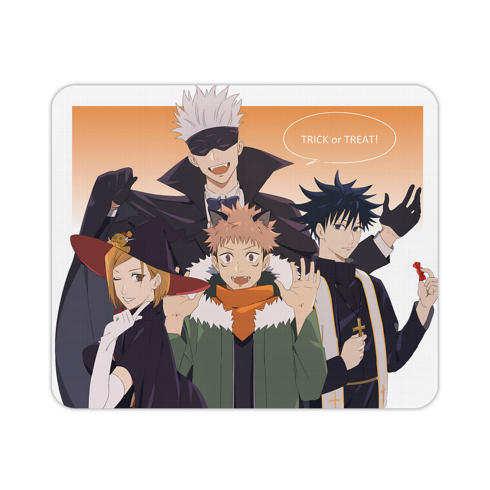 （画像用） 呪術廻戦 Jujutsu Kaisen マウスパッド ステッチ加工 ラバー素材 防水 滑り止め 超薄型 ゲーミング/オフィス対応