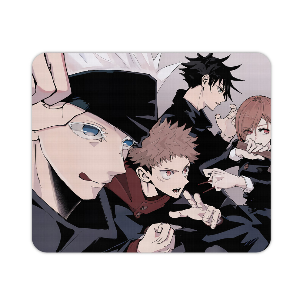 （画像用） 呪術廻戦 Jujutsu Kaisen マウスパッド ステッチ加工 ラバー素材 防水 滑り止め 超薄型 ゲーミング/オフィス対応