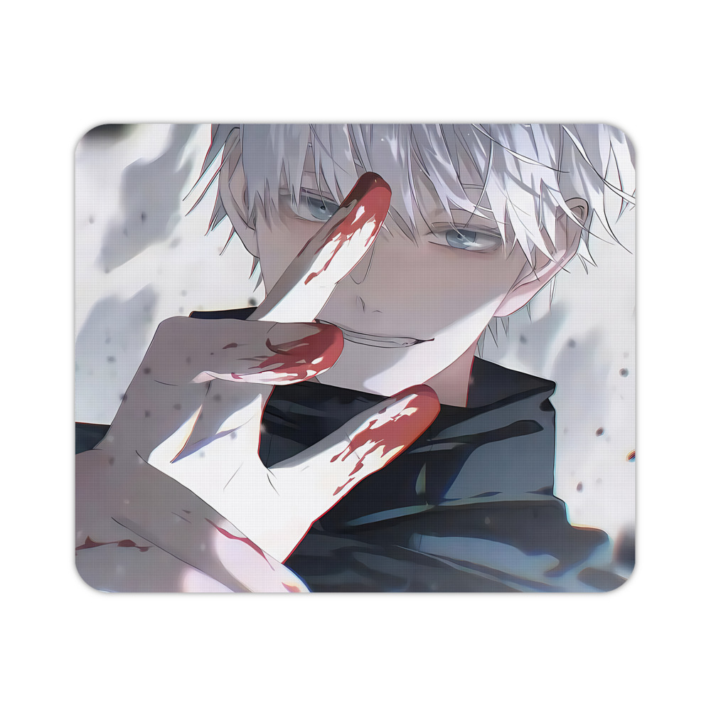 （画像用） 呪術廻戦 Jujutsu Kaisen マウスパッド ステッチ加工 ラバー素材 防水 滑り止め 超薄型 ゲーミング/オフィス対応