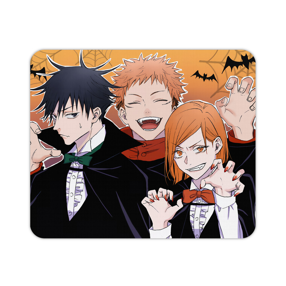 （画像用） 呪術廻戦 Jujutsu Kaisen マウスパッド ステッチ加工 ラバー素材 防水 滑り止め 超薄型 ゲーミング/オフィス対応