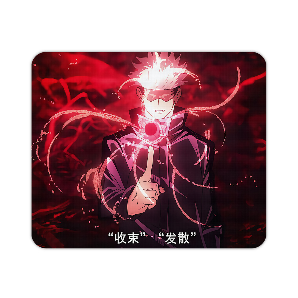 （画像用） 呪術廻戦 Jujutsu Kaisen マウスパッド ステッチ加工 ラバー素材 防水 滑り止め 超薄型 ゲーミング/オフィス対応