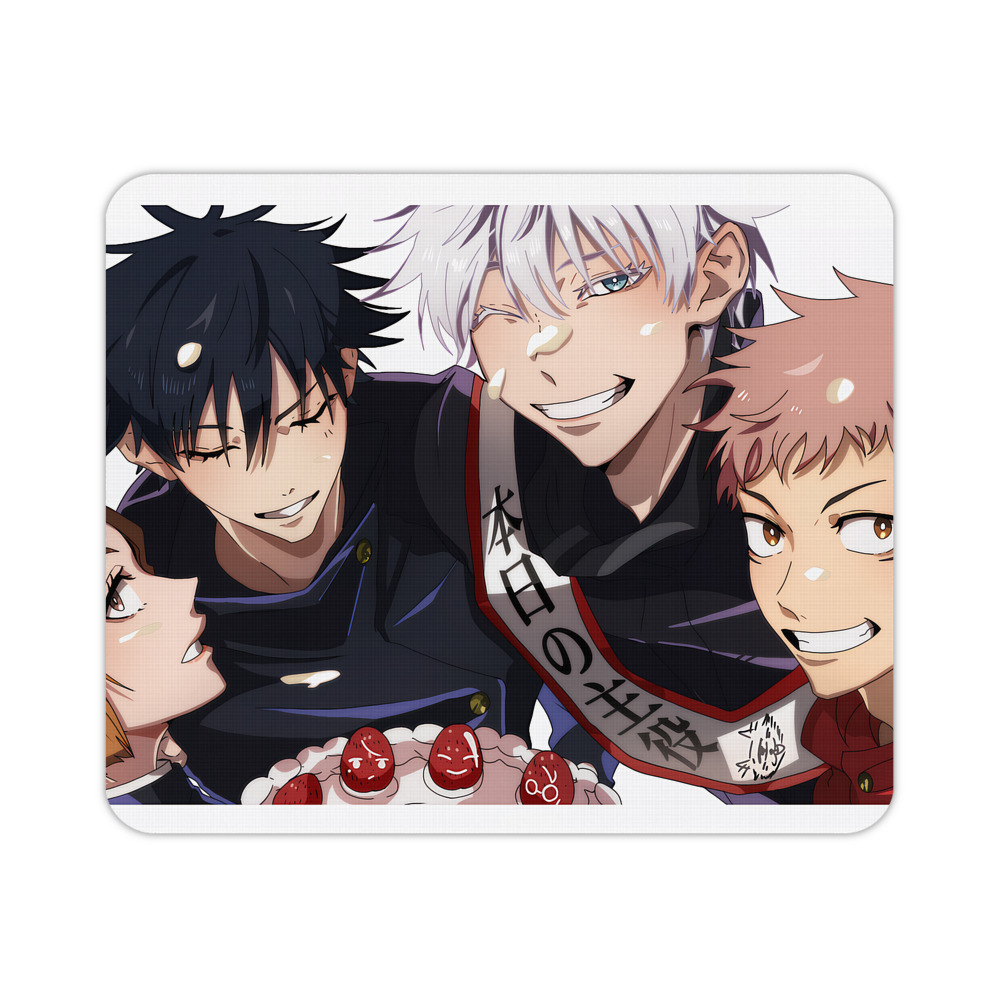 （画像用） 呪術廻戦 Jujutsu Kaisen マウスパッド ステッチ加工 ラバー素材 防水 滑り止め 超薄型 ゲーミング/オフィス対応