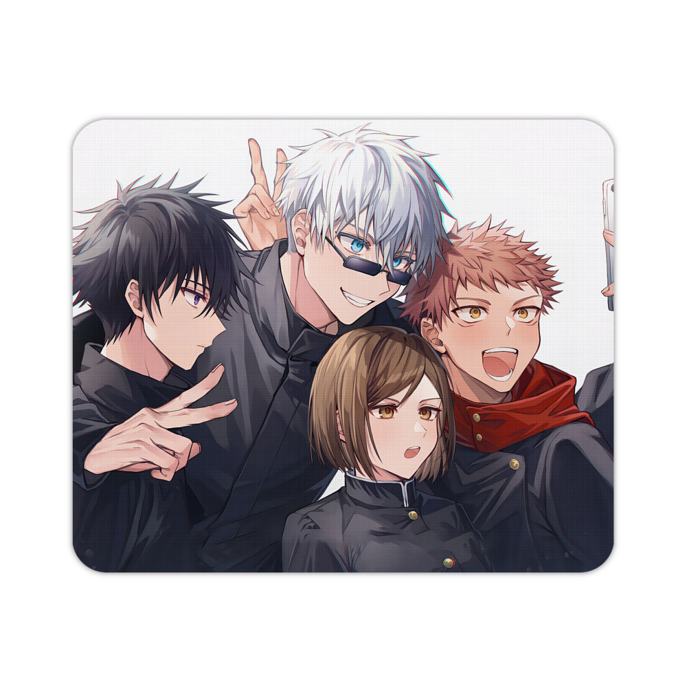 （画像用） 呪術廻戦 Jujutsu Kaisen マウスパッド ステッチ加工 ラバー素材 防水 滑り止め 超薄型 ゲーミング/オフィス対応