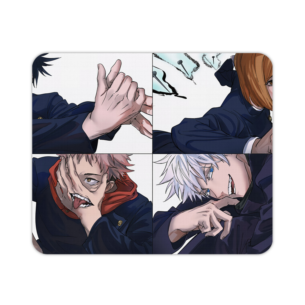 （画像用） 呪術廻戦 Jujutsu Kaisen マウスパッド ステッチ加工 ラバー素材 防水 滑り止め 超薄型 ゲーミング/オフィス対応