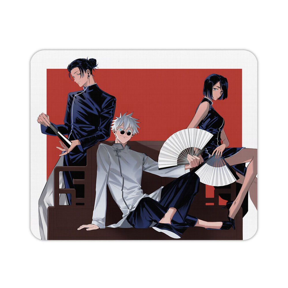 （画像用） 呪術廻戦 Jujutsu Kaisen マウスパッド ステッチ加工 ラバー素材 防水 滑り止め 超薄型 ゲーミング/オフィス対応