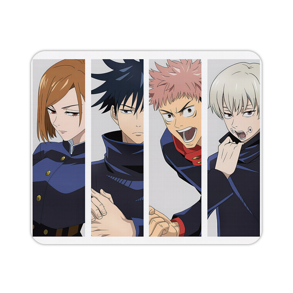 （画像用） 呪術廻戦 Jujutsu Kaisen マウスパッド ステッチ加工 ラバー素材 防水 滑り止め 超薄型 ゲーミング/オフィス対応