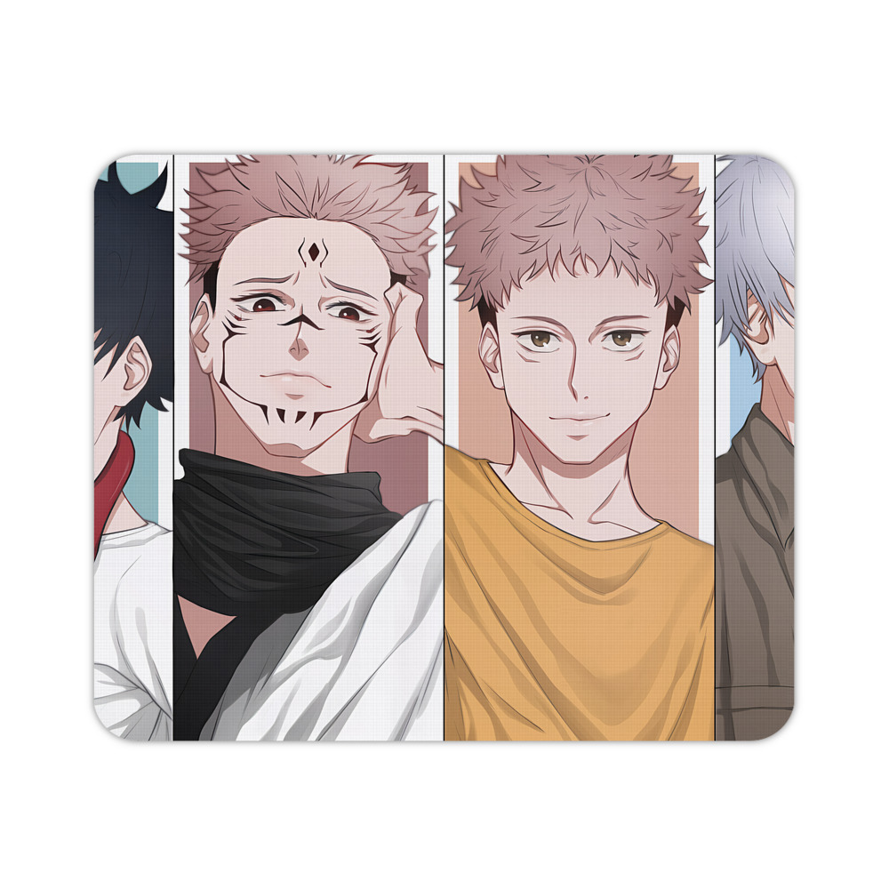 （画像用） 呪術廻戦 Jujutsu Kaisen マウスパッド ステッチ加工 ラバー素材 防水 滑り止め 超薄型 ゲーミング/オフィス対応