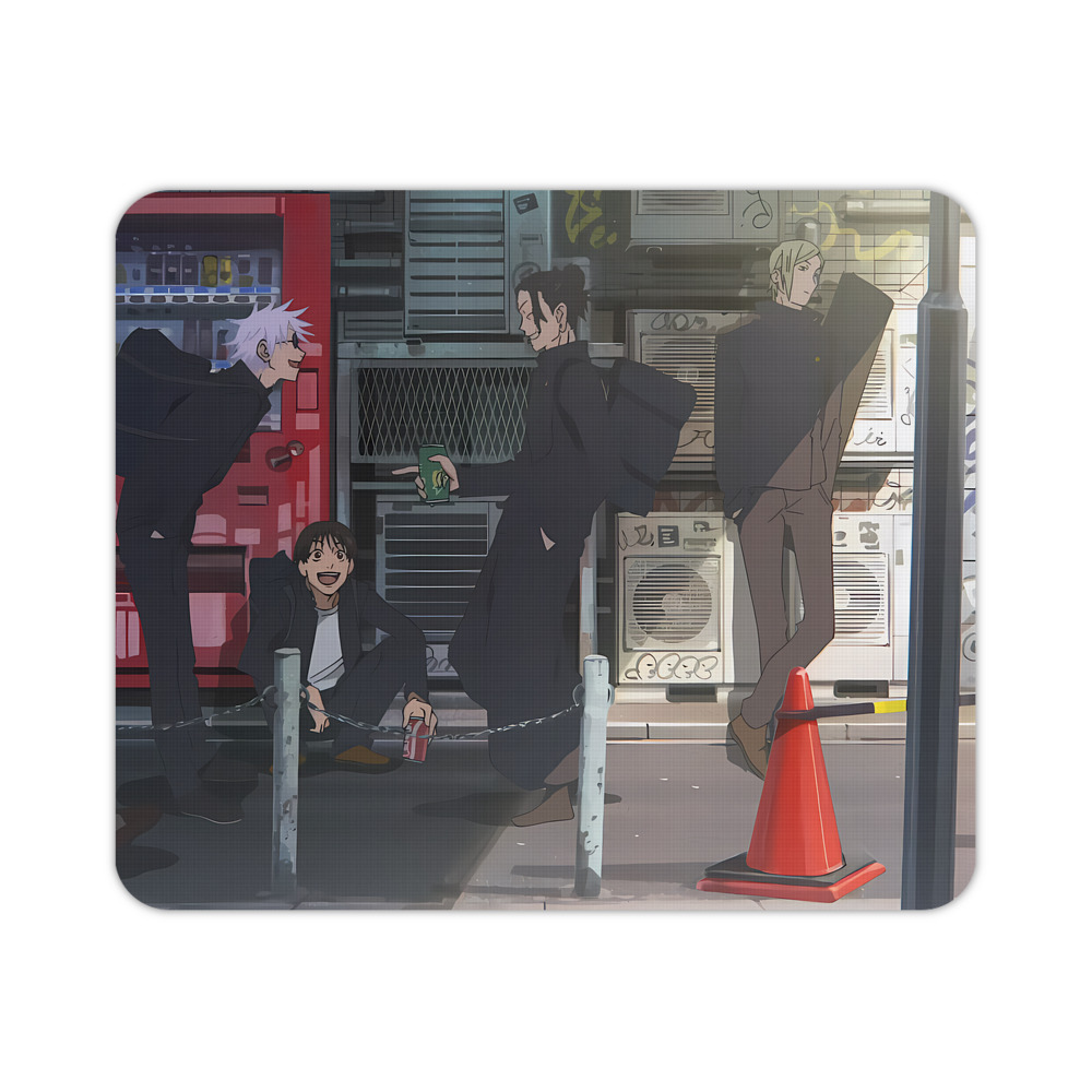 （画像用） 呪術廻戦 Jujutsu Kaisen マウスパッド ステッチ加工 ラバー素材 防水 滑り止め 超薄型 ゲーミング/オフィス対応