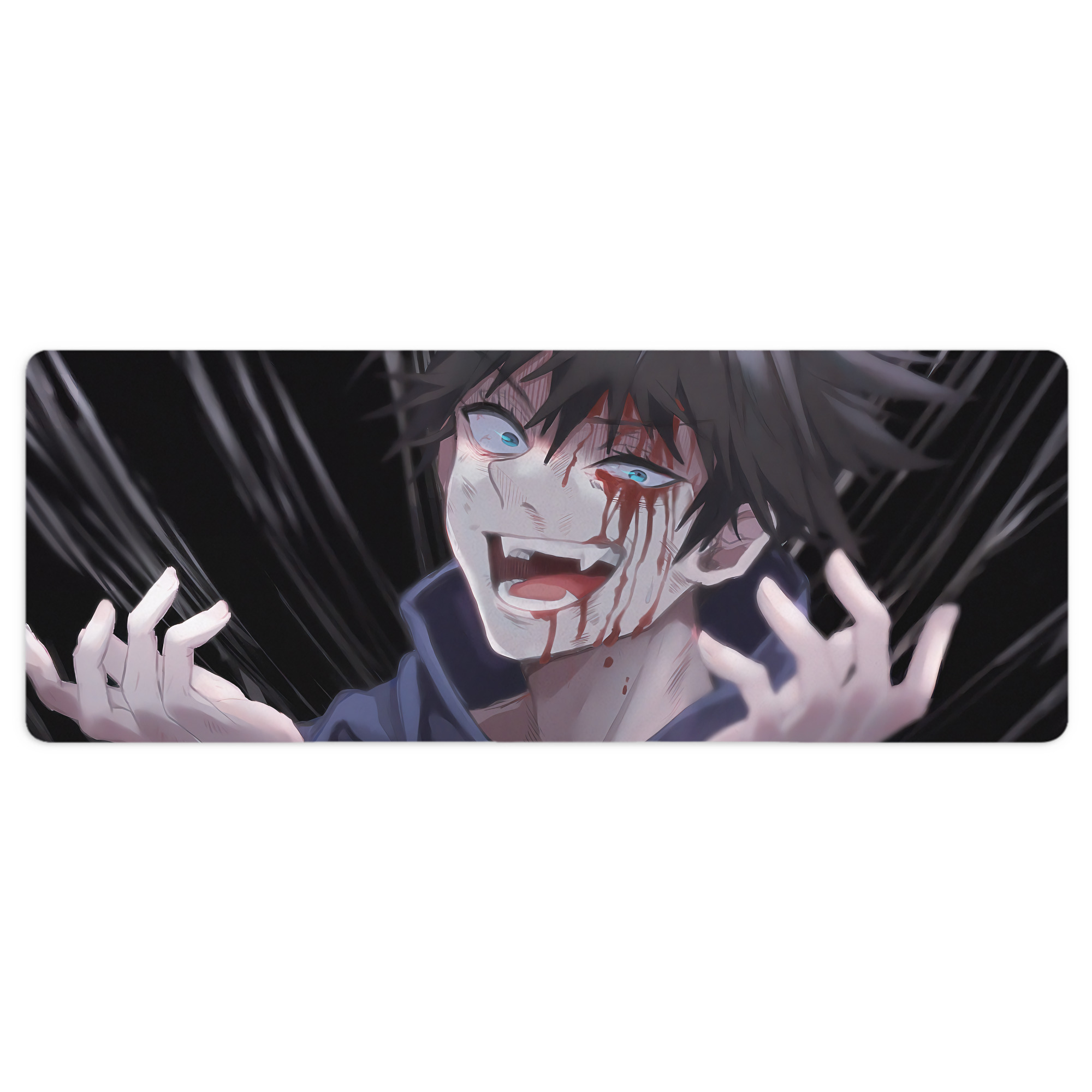 （画像用） 呪術廻戦 Jujutsu Kaisen ステッチ加工 大判デスクマット／滑り止めマウスパッド