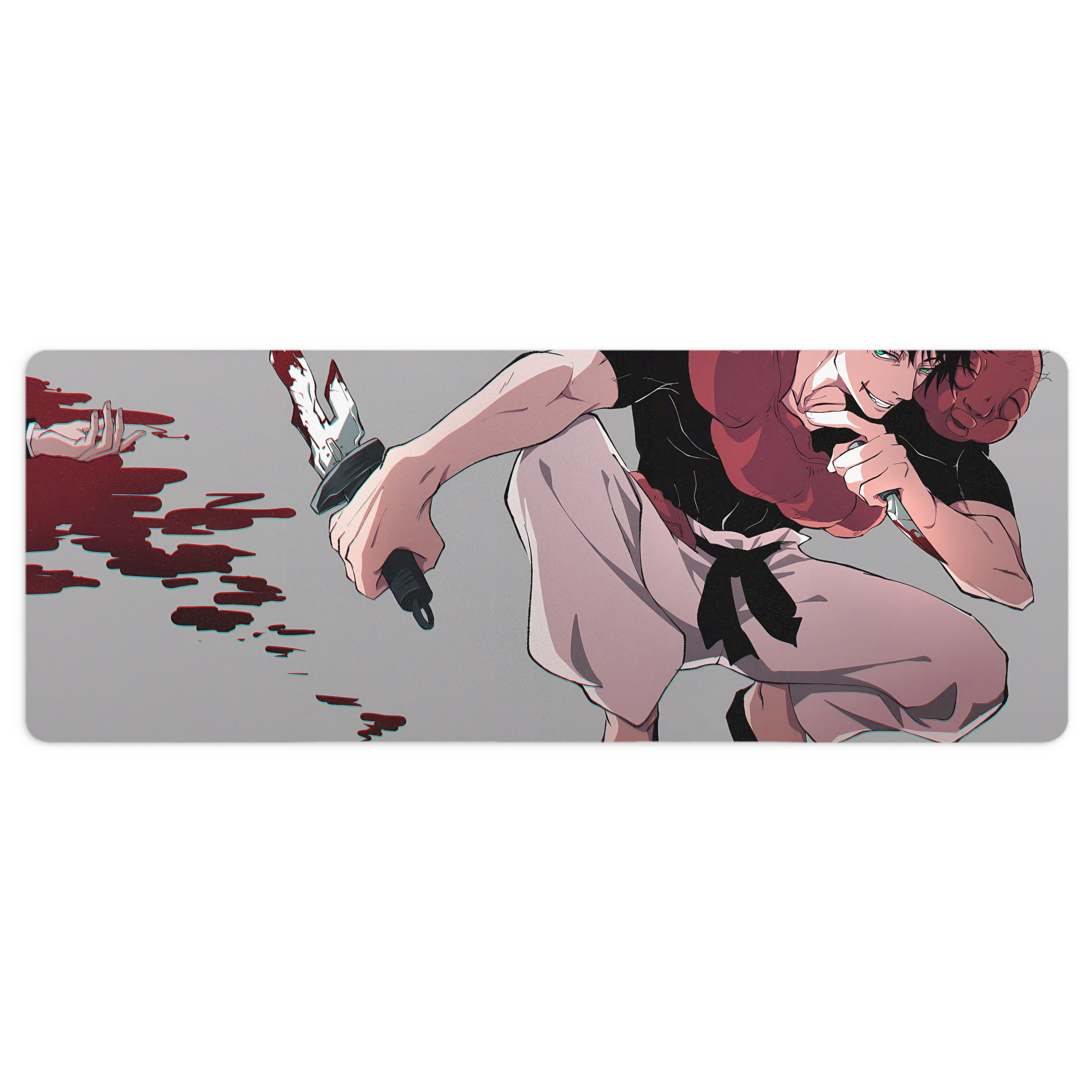 （画像用） 呪術廻戦 Jujutsu Kaisen ステッチ加工 大判デスクマット／滑り止めマウスパッド