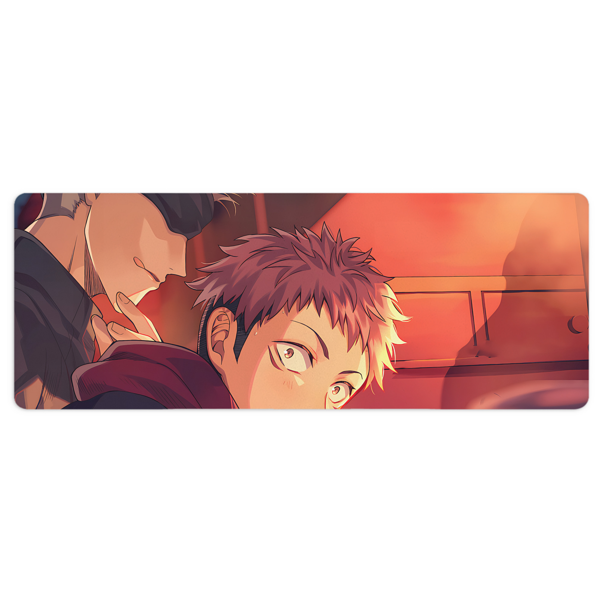 （画像用） 呪術廻戦 Jujutsu Kaisen ステッチ加工 大判デスクマット／滑り止めマウスパッド