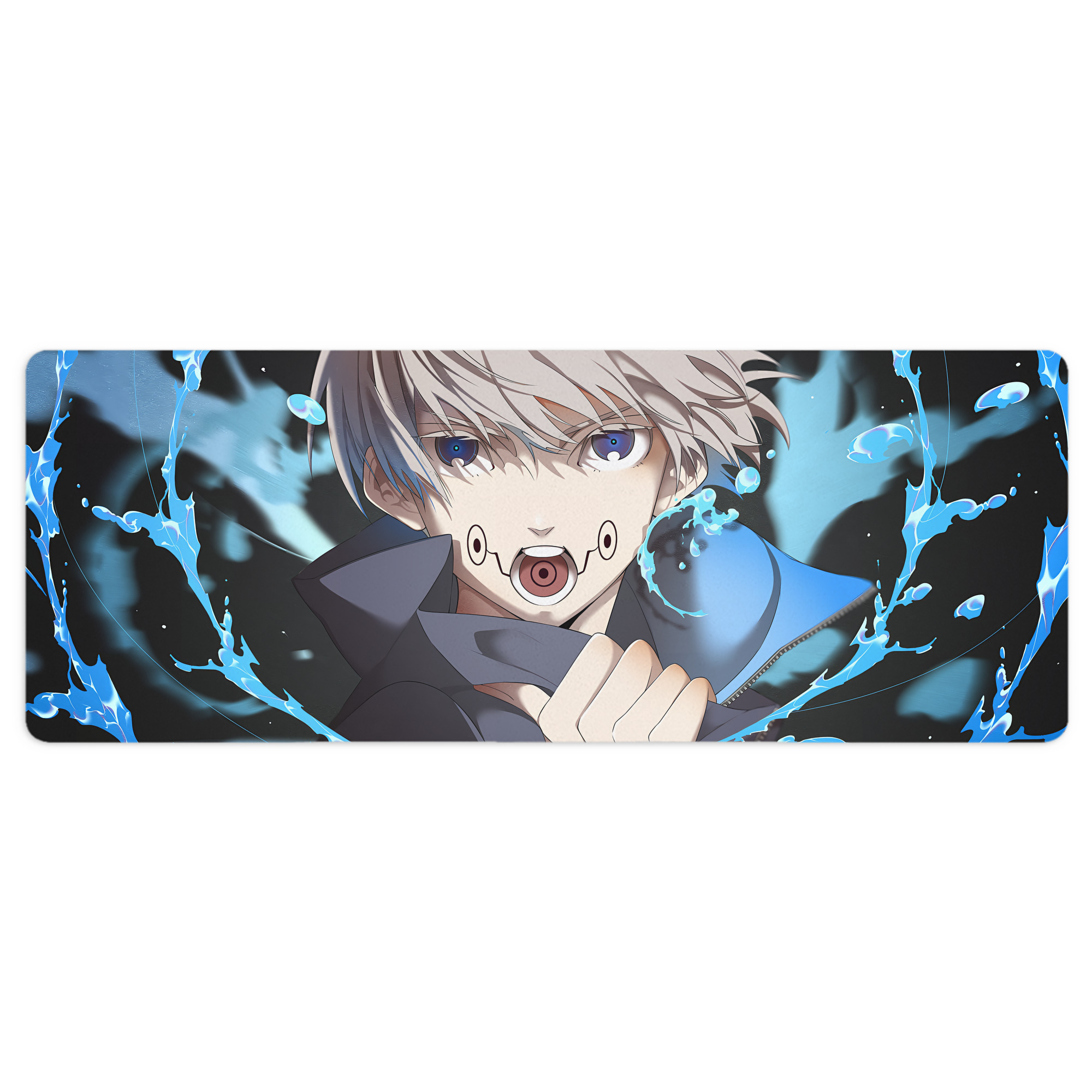 （画像用） 呪術廻戦 Jujutsu Kaisen ステッチ加工 大判デスクマット／滑り止めマウスパッド