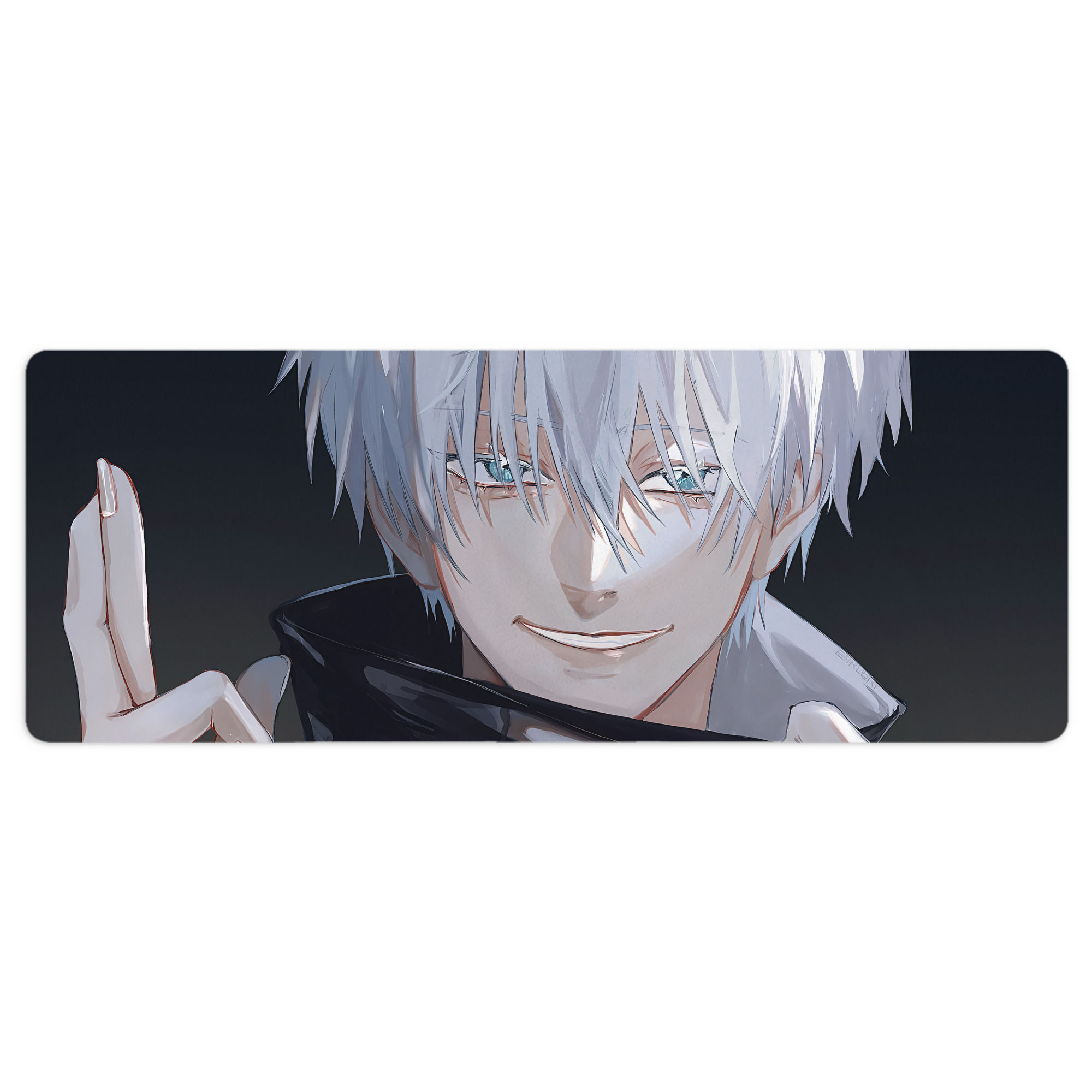 （画像用） 呪術廻戦 Jujutsu Kaisen ステッチ加工 大判デスクマット／滑り止めマウスパッド