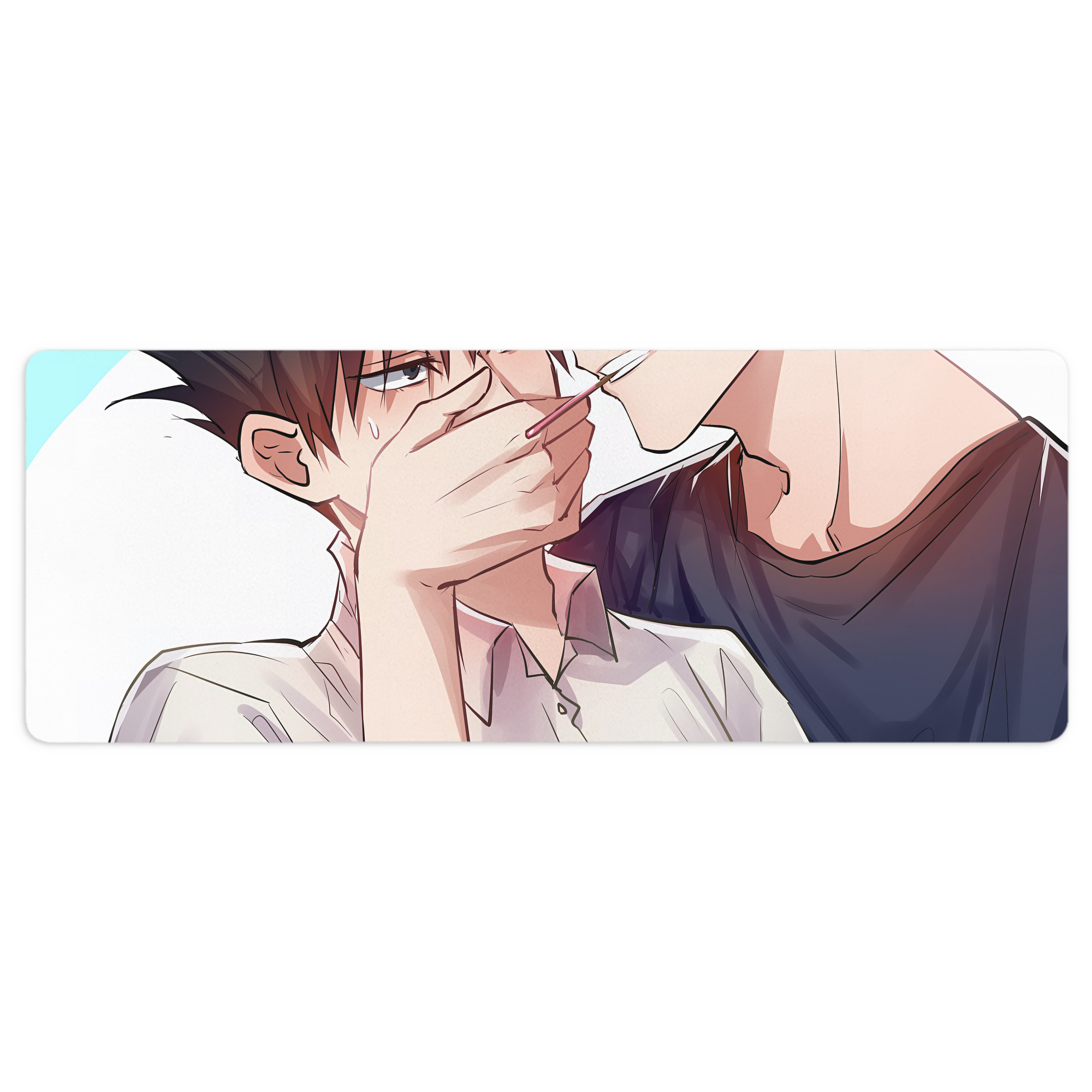 （画像用） 呪術廻戦 Jujutsu Kaisen ステッチ加工 大判デスクマット／滑り止めマウスパッド