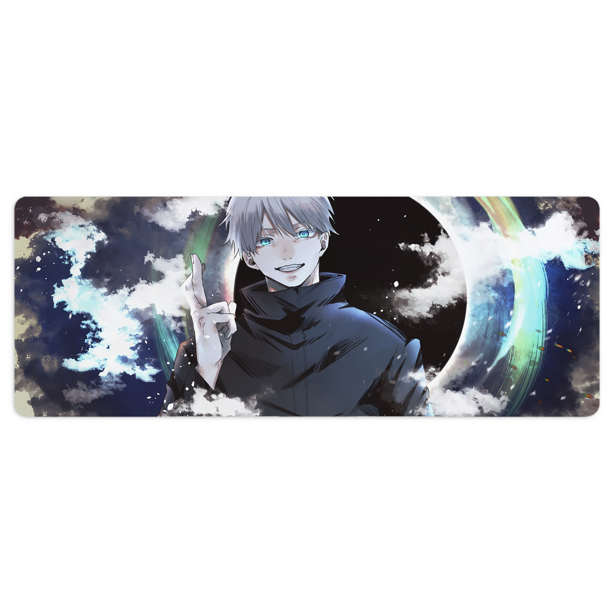 （画像用） 呪術廻戦 Jujutsu Kaisen ステッチ加工 大判デスクマット／滑り止めマウスパッド