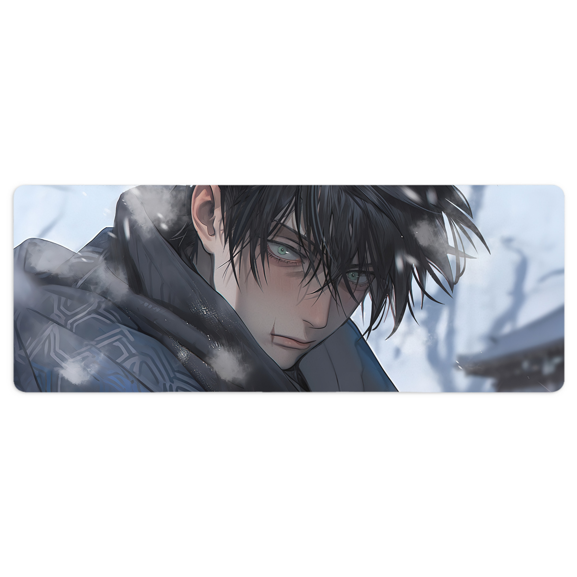 （画像用） 呪術廻戦 Jujutsu Kaisen ステッチ加工 大判デスクマット／滑り止めマウスパッド