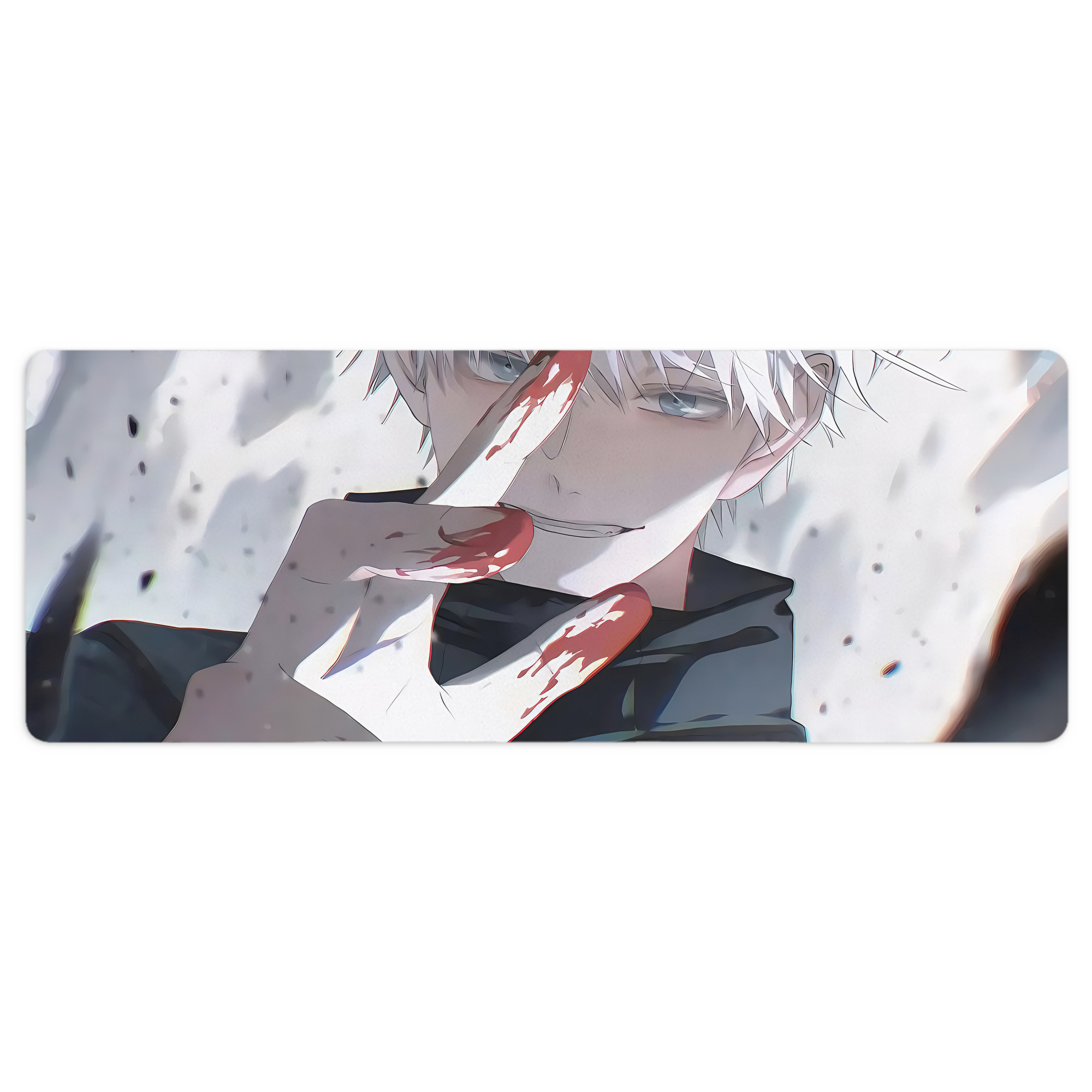 （画像用） 呪術廻戦 Jujutsu Kaisen ステッチ加工 大判デスクマット／滑り止めマウスパッド