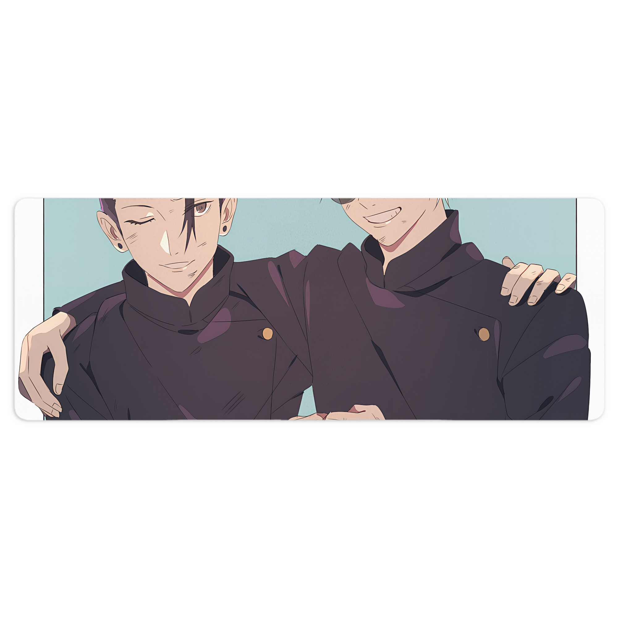 （画像用） 呪術廻戦 Jujutsu Kaisen ステッチ加工 大判デスクマット／滑り止めマウスパッド