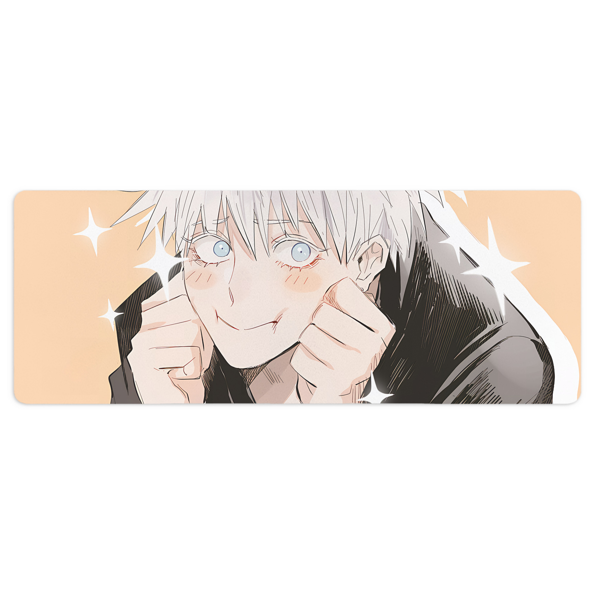 （画像用） 呪術廻戦 Jujutsu Kaisen ステッチ加工 大判デスクマット／滑り止めマウスパッド