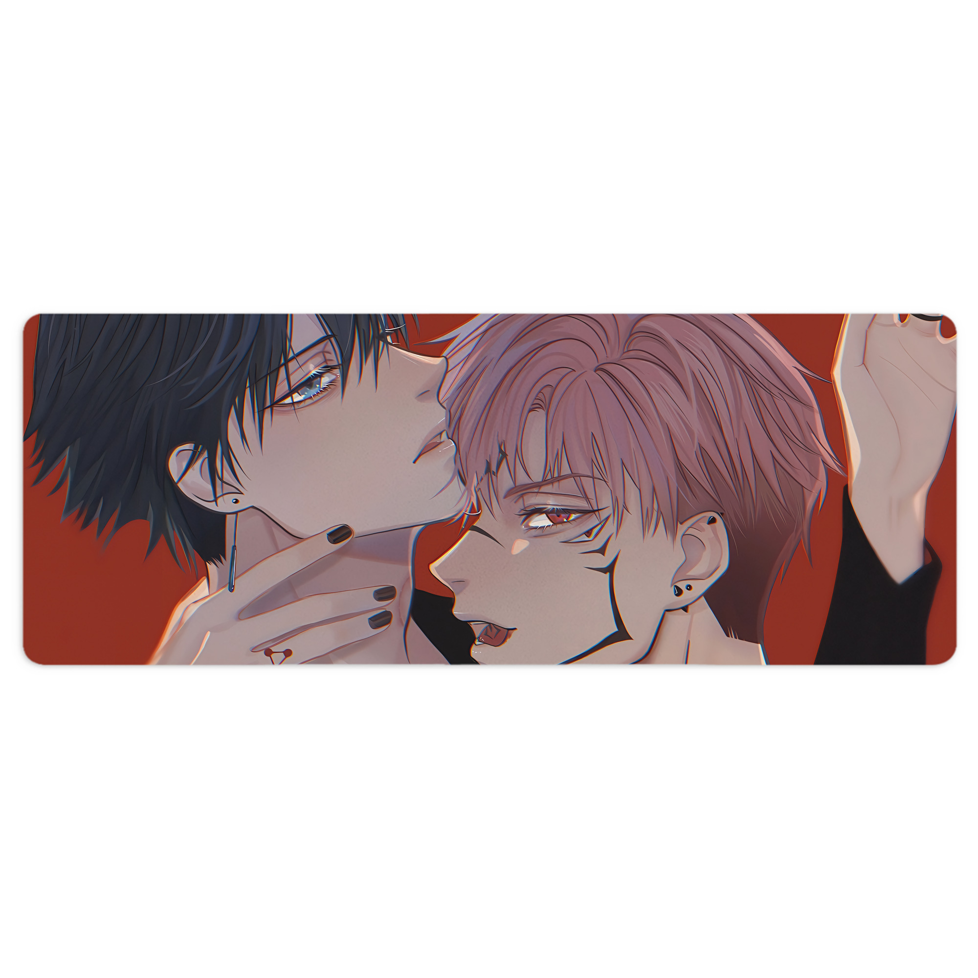 （画像用） 呪術廻戦 Jujutsu Kaisen ステッチ加工 大判デスクマット／滑り止めマウスパッド