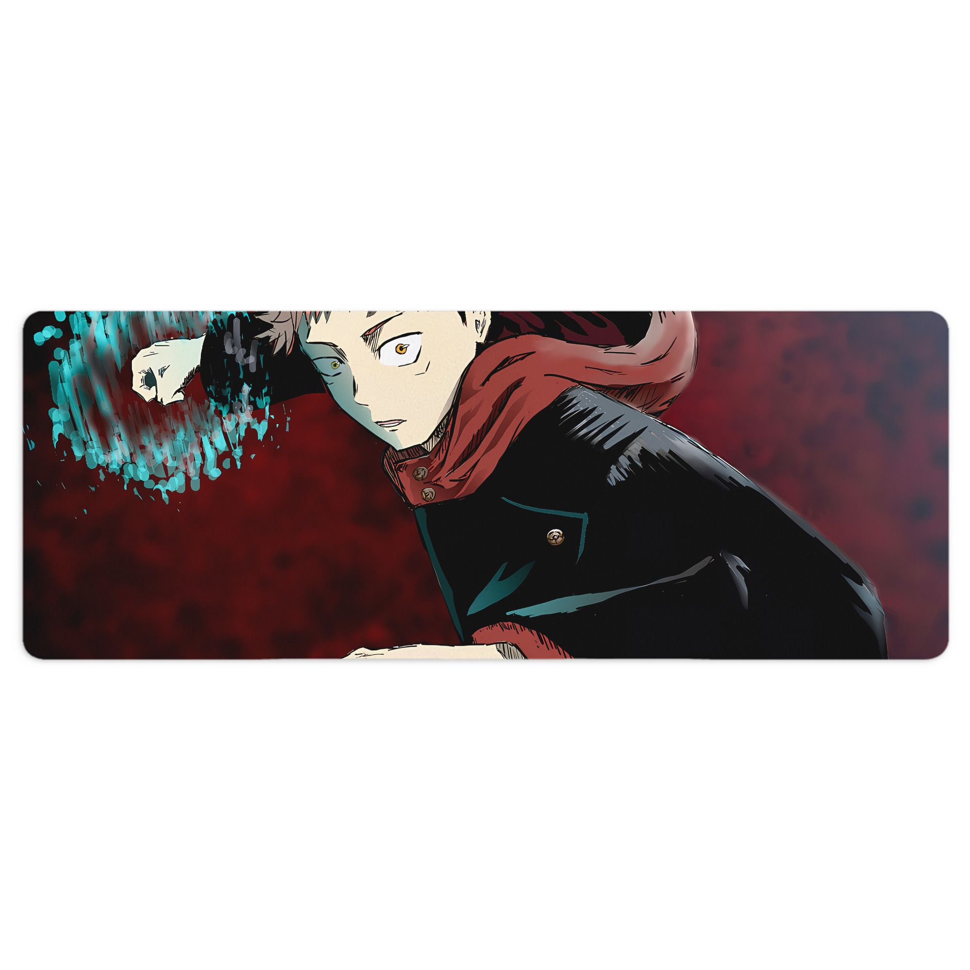 （画像用） 呪術廻戦 Jujutsu Kaisen ステッチ加工 大判デスクマット／滑り止めマウスパッド