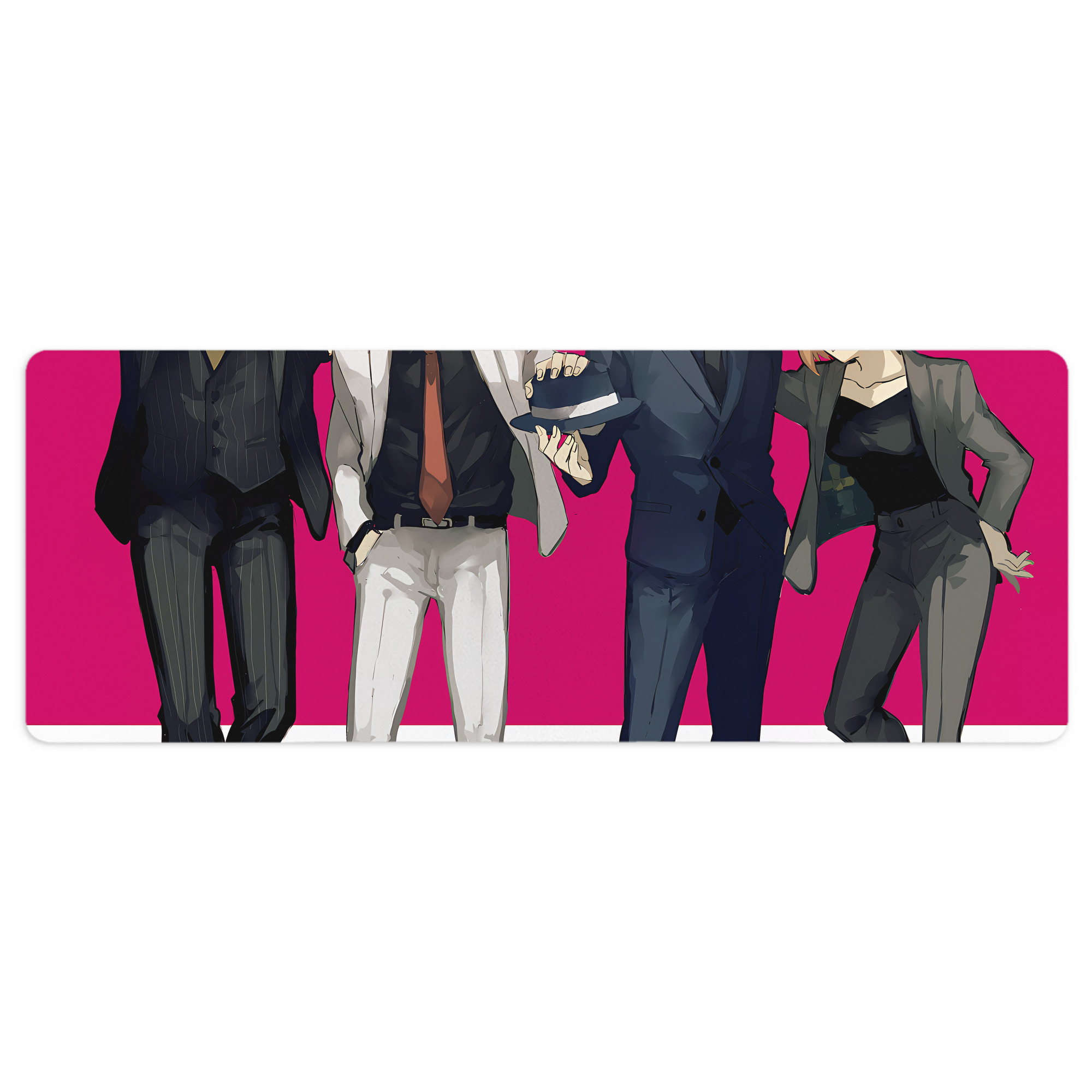 （画像用） 呪術廻戦 Jujutsu Kaisen ステッチ加工 大判デスクマット／滑り止めマウスパッド