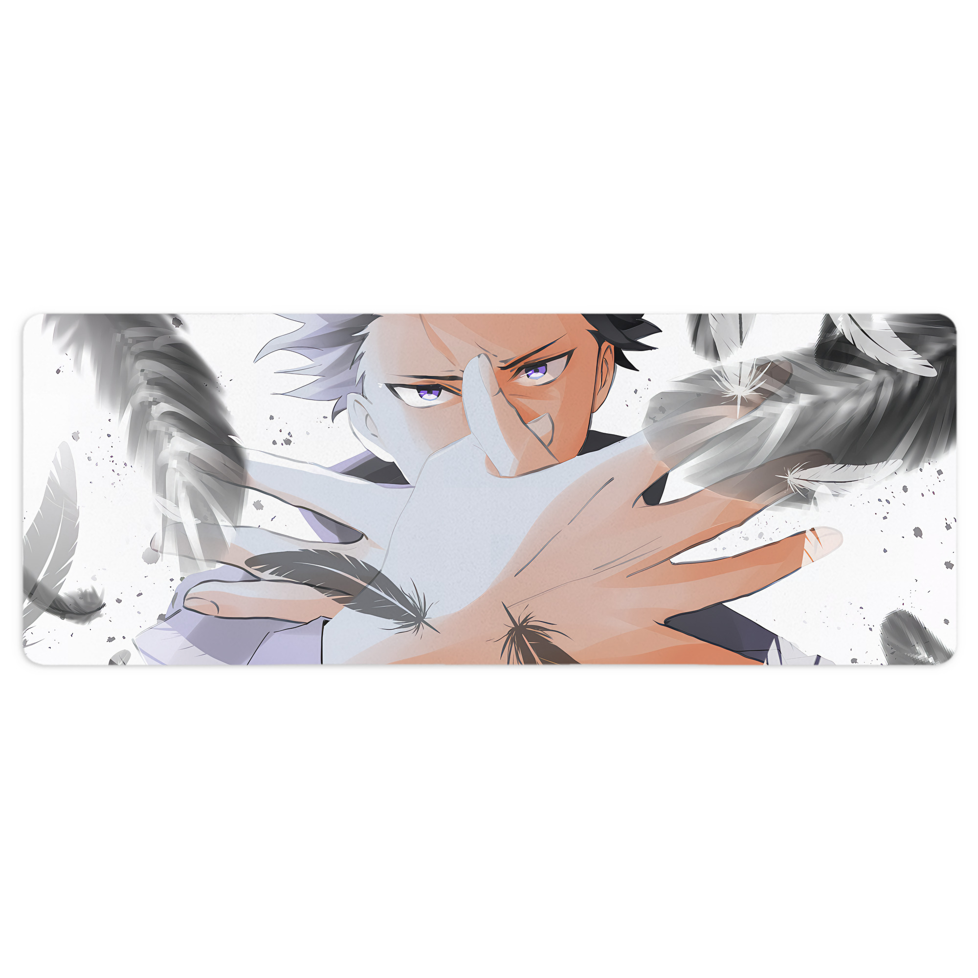 （画像用） 呪術廻戦 Jujutsu Kaisen ステッチ加工 大判デスクマット／滑り止めマウスパッド
